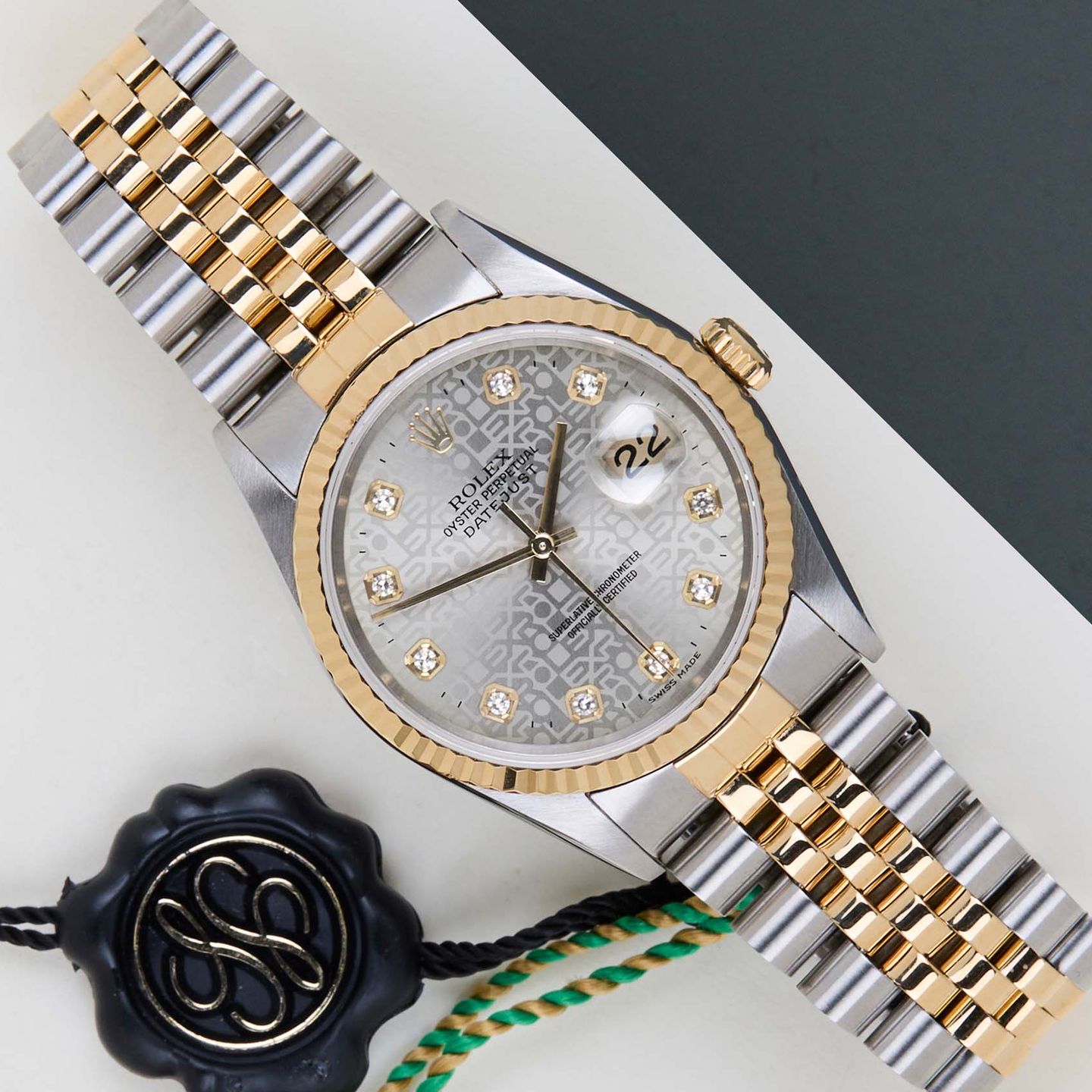 Rolex Datejust 36 16233 (1999) - 36 mm Gold/Steel case (1/8)