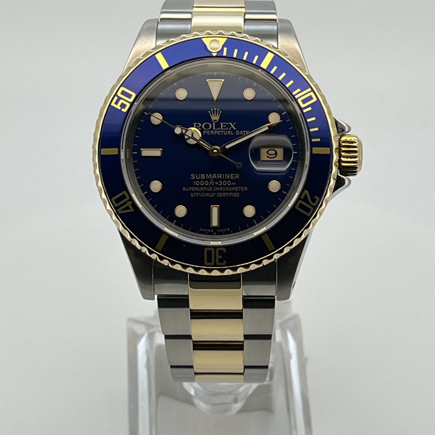 Rolex Submariner Date 16613 (2002) - 40 mm Gold/Steel case (2/8)