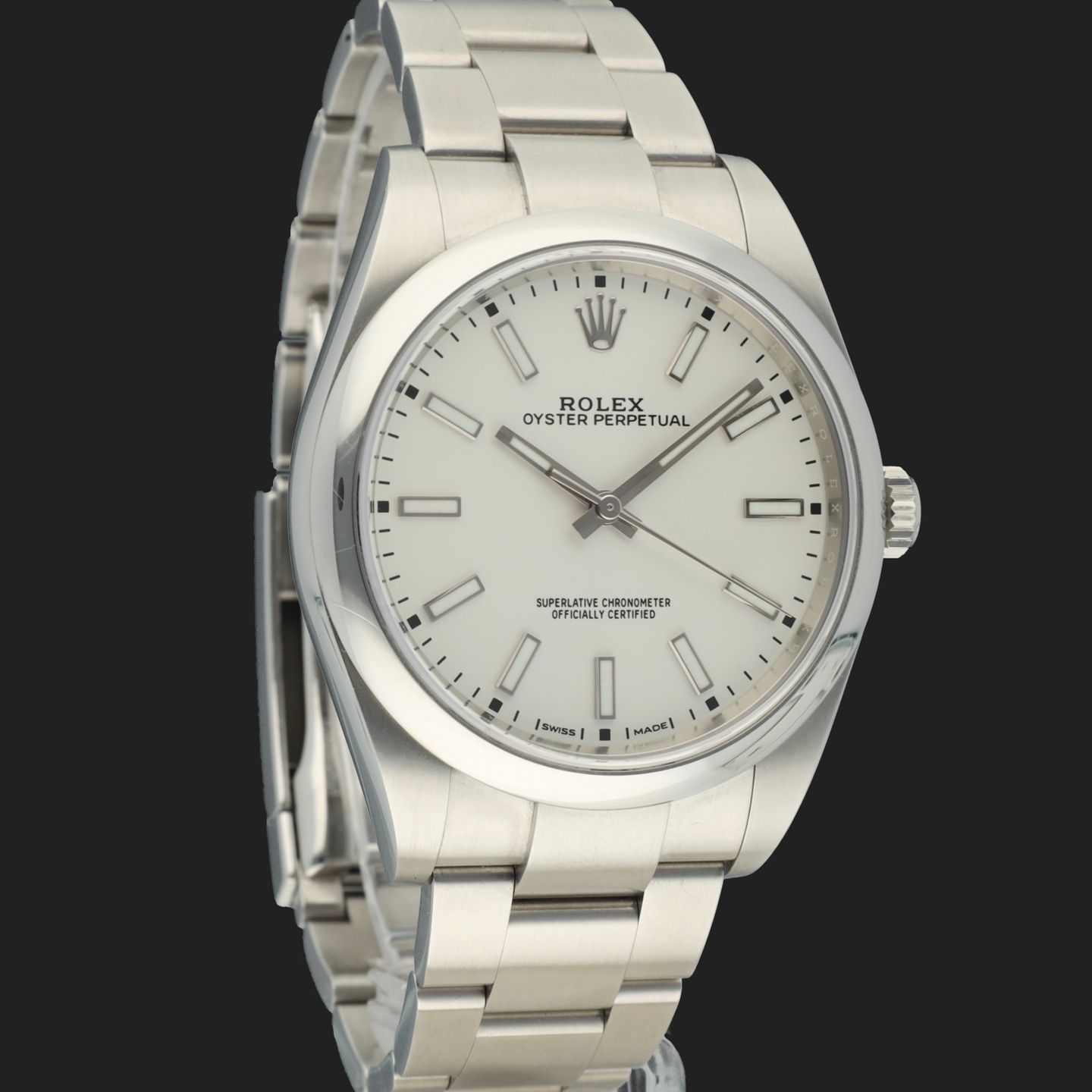 Rolex Oyster Perpetual 39 114300 (2019) - 39mm Staal (4/8)