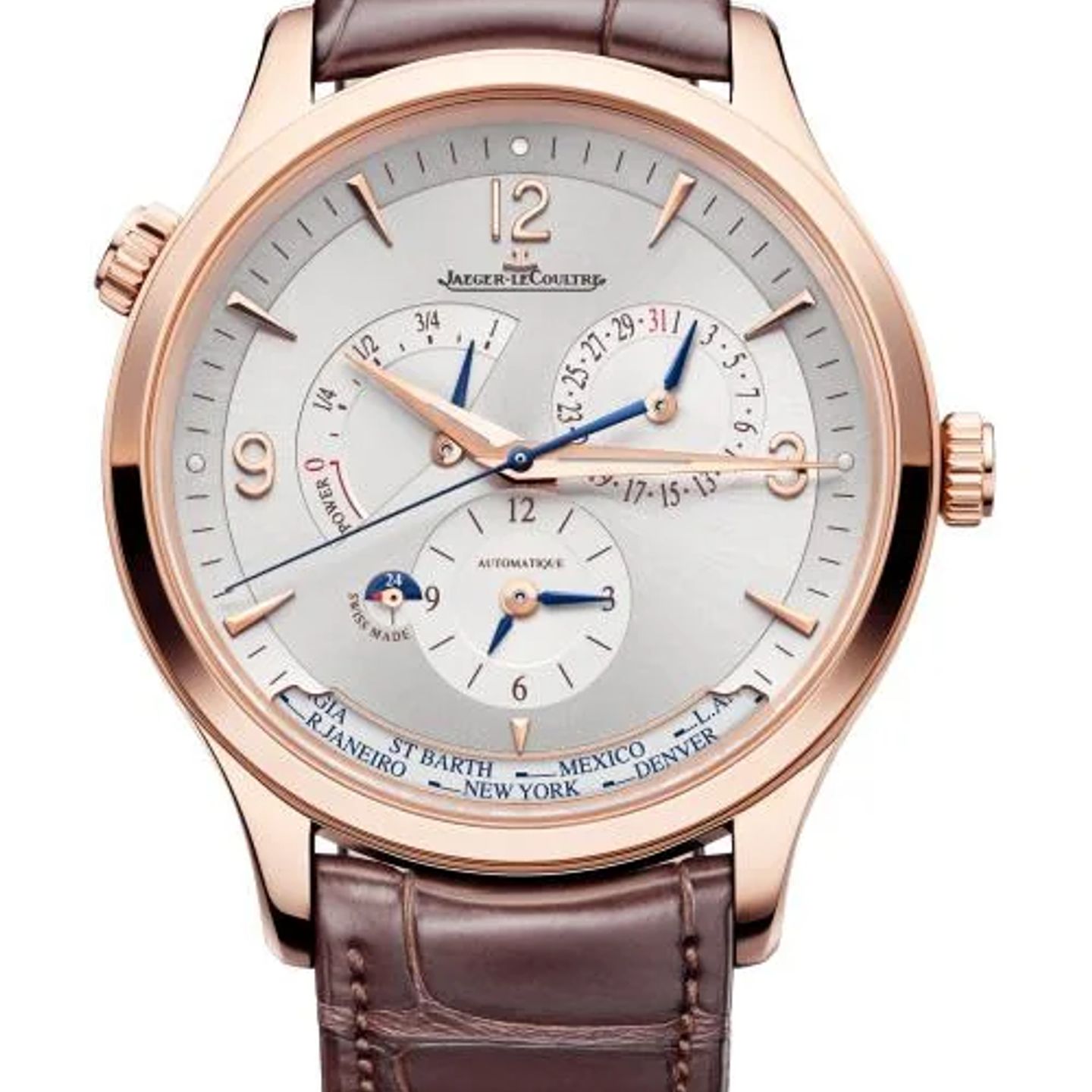 Jaeger-LeCoultre Master Geographic Q4122520 (2026) - Silver dial 40 mm Rose Gold case (1/1)