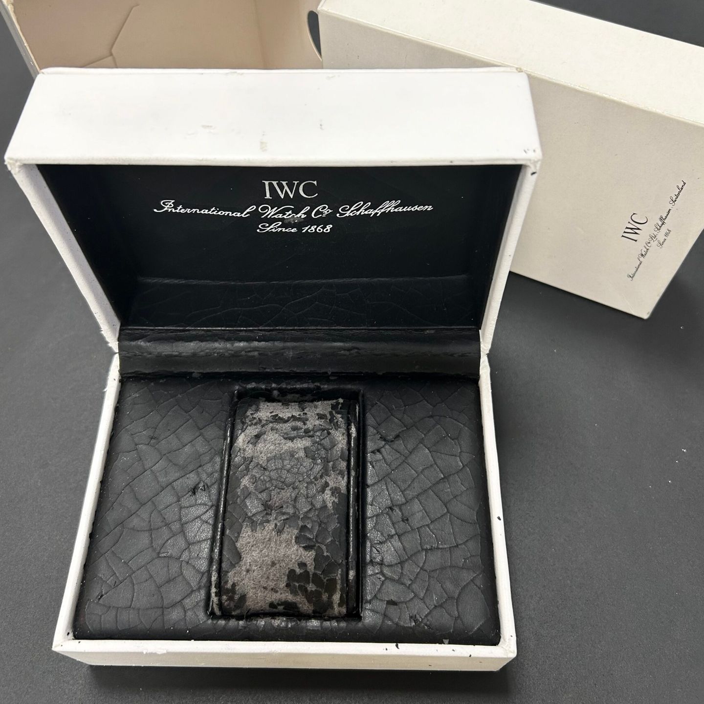 IWC Portuguese Chronograph IW3714 (Onbekend (willekeurig serienummer)) - Zwart wijzerplaat 41mm Witgoud (6/6)