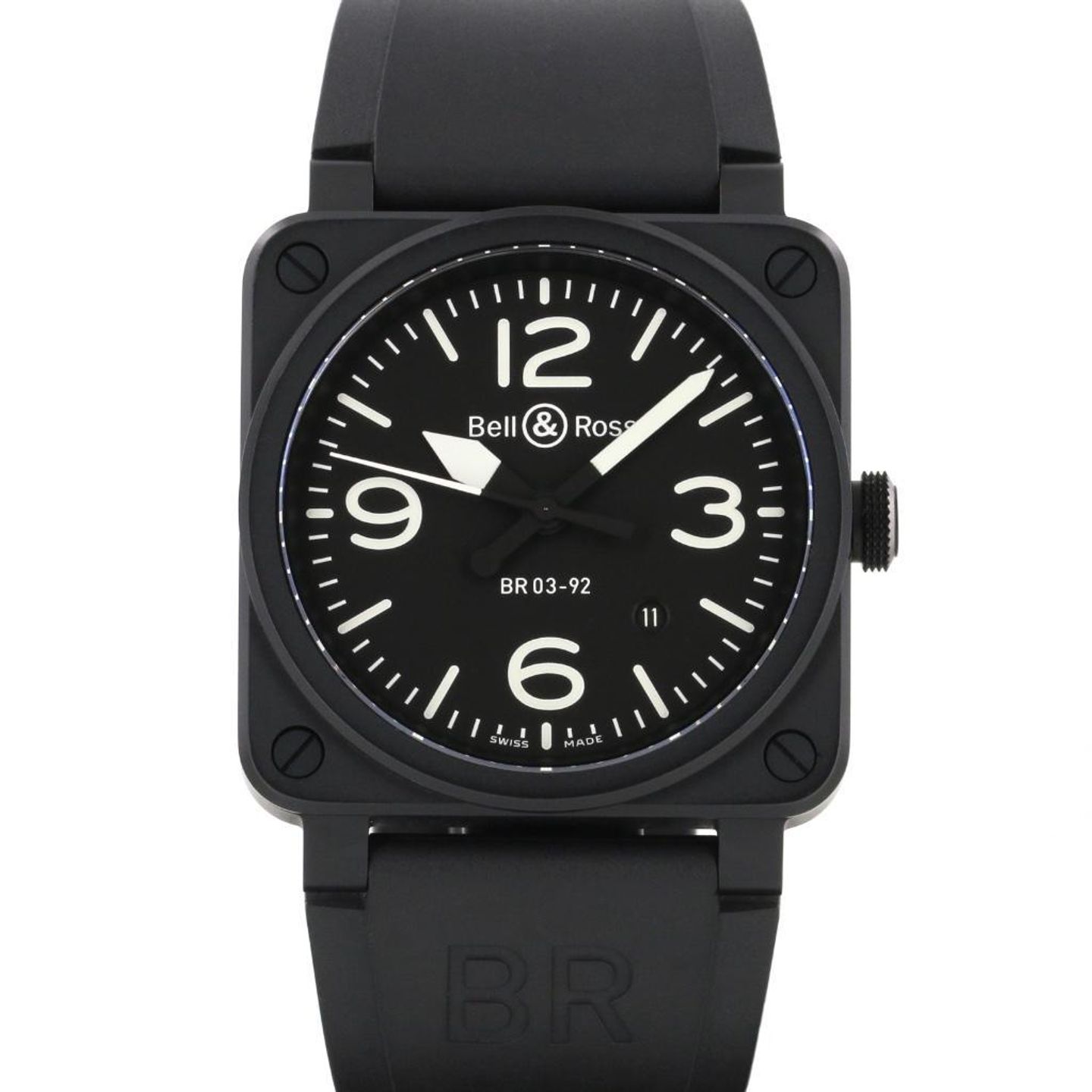 Bell & Ross BR 03 BR03-92 (2023) - Black dial 42 mm Ceramic case (1/6)