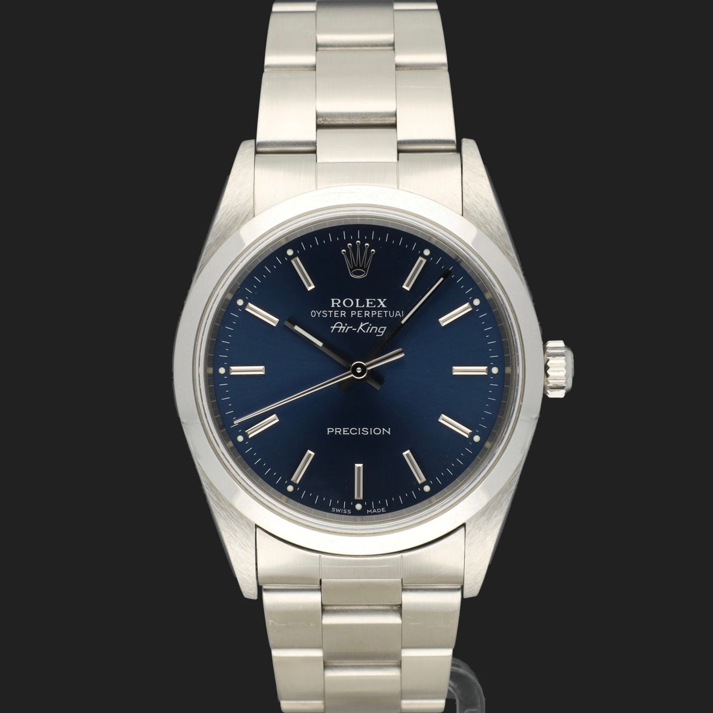 Rolex Air-King 14000 (2001) - 34mm Staal (3/8)