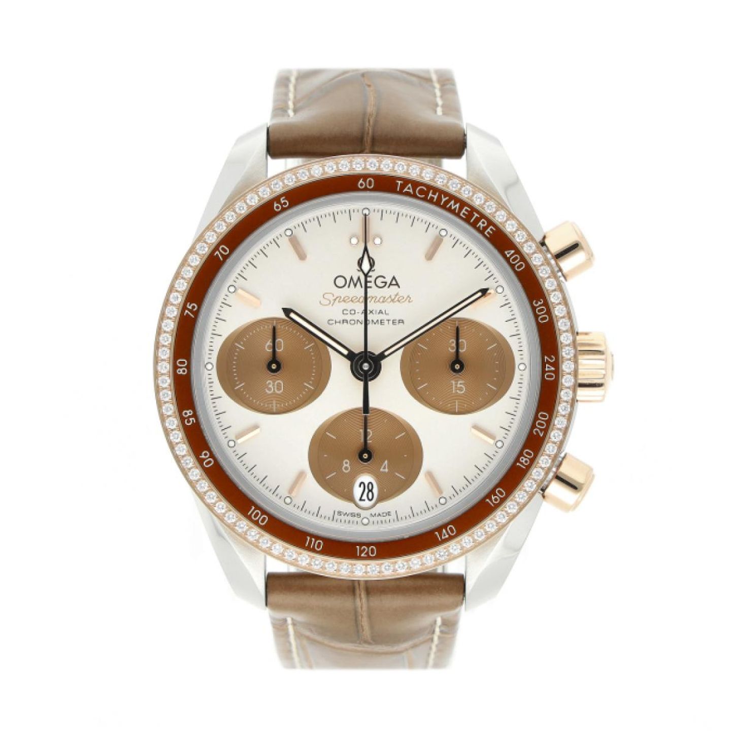 Omega Speedmaster 324.28.38.50.02.002 (2021) - Beige wijzerplaat 38mm Staal (1/5)