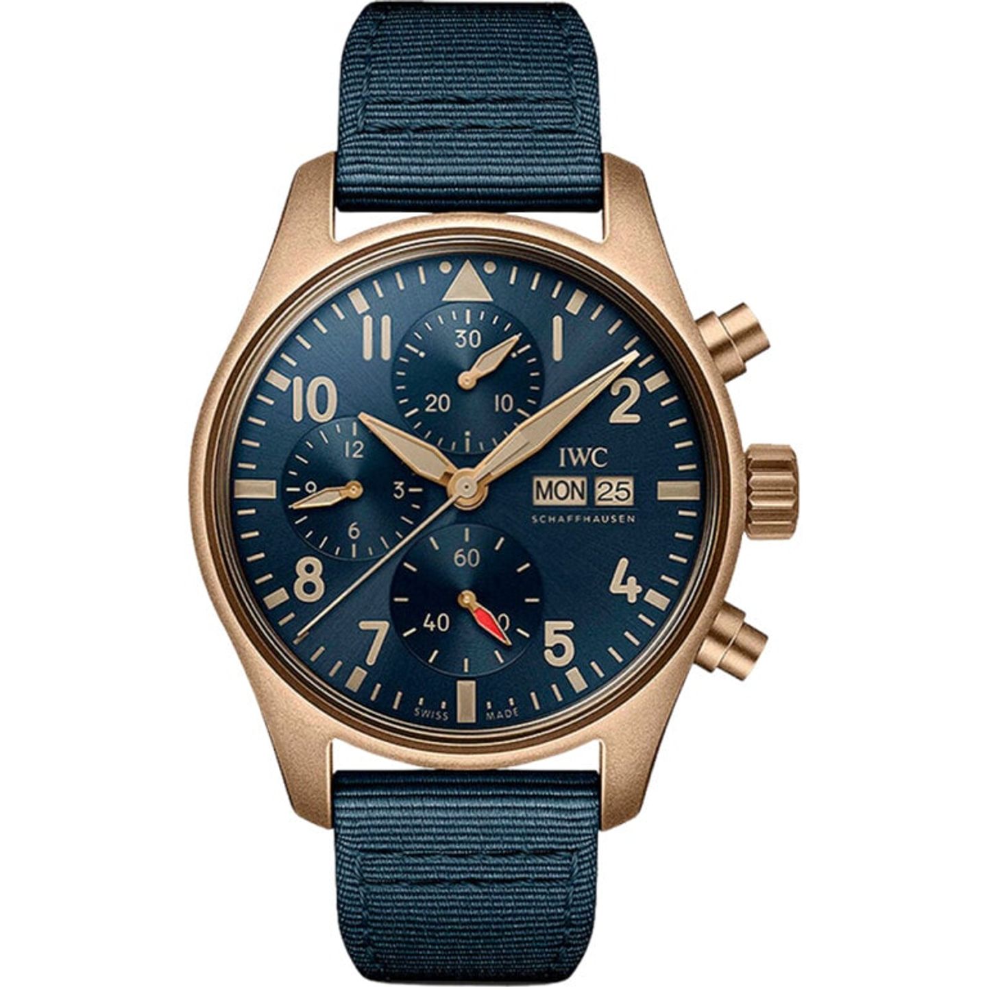 IWC Pilot Chronograph IW388109 (2025) - Blauw wijzerplaat 41mm Brons (1/1)