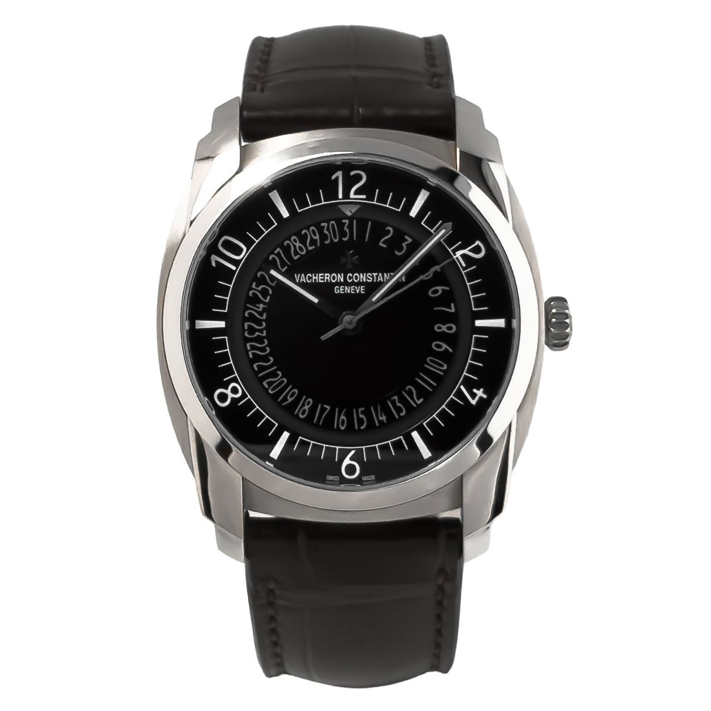 Vacheron Constantin Quai de l'Ile 4500S/000A-B196 (Onbekend (willekeurig serienummer)) - Zwart wijzerplaat 42mm Staal (1/4)