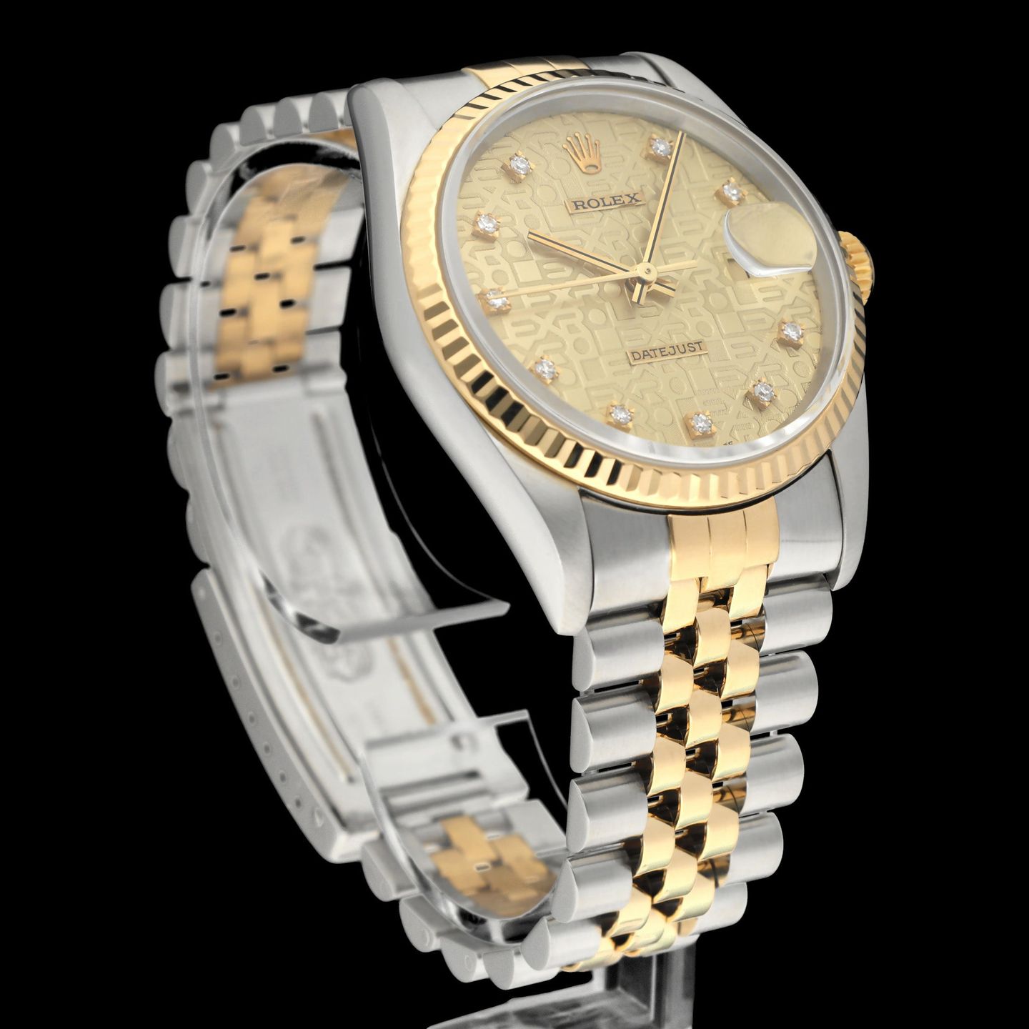 Rolex Datejust 36 16233G (1994) - 36 mm Gold/Steel case (6/8)