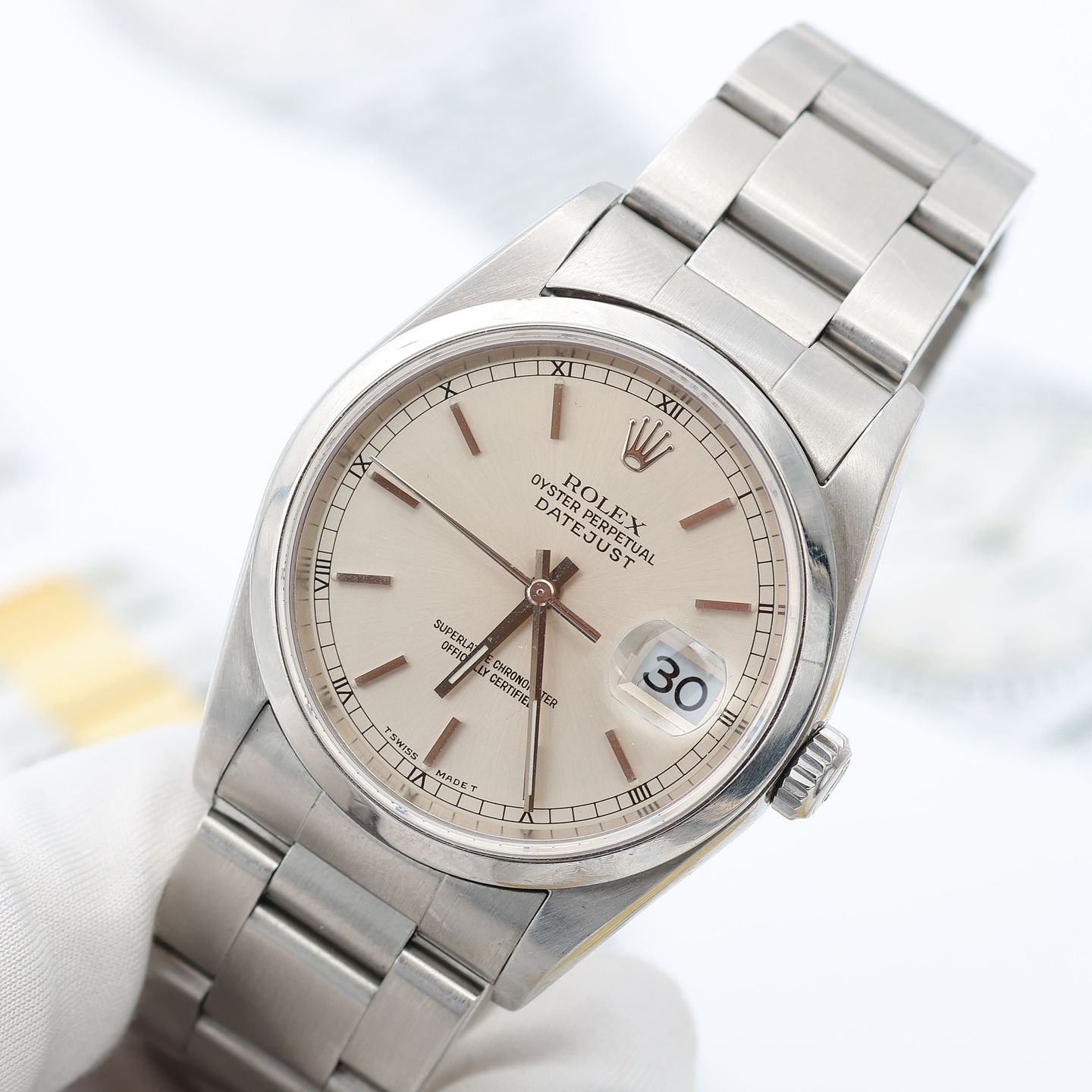 Rolex Datejust 36 16200 (Onbekend (willekeurig serienummer)) - 36mm Staal (1/8)