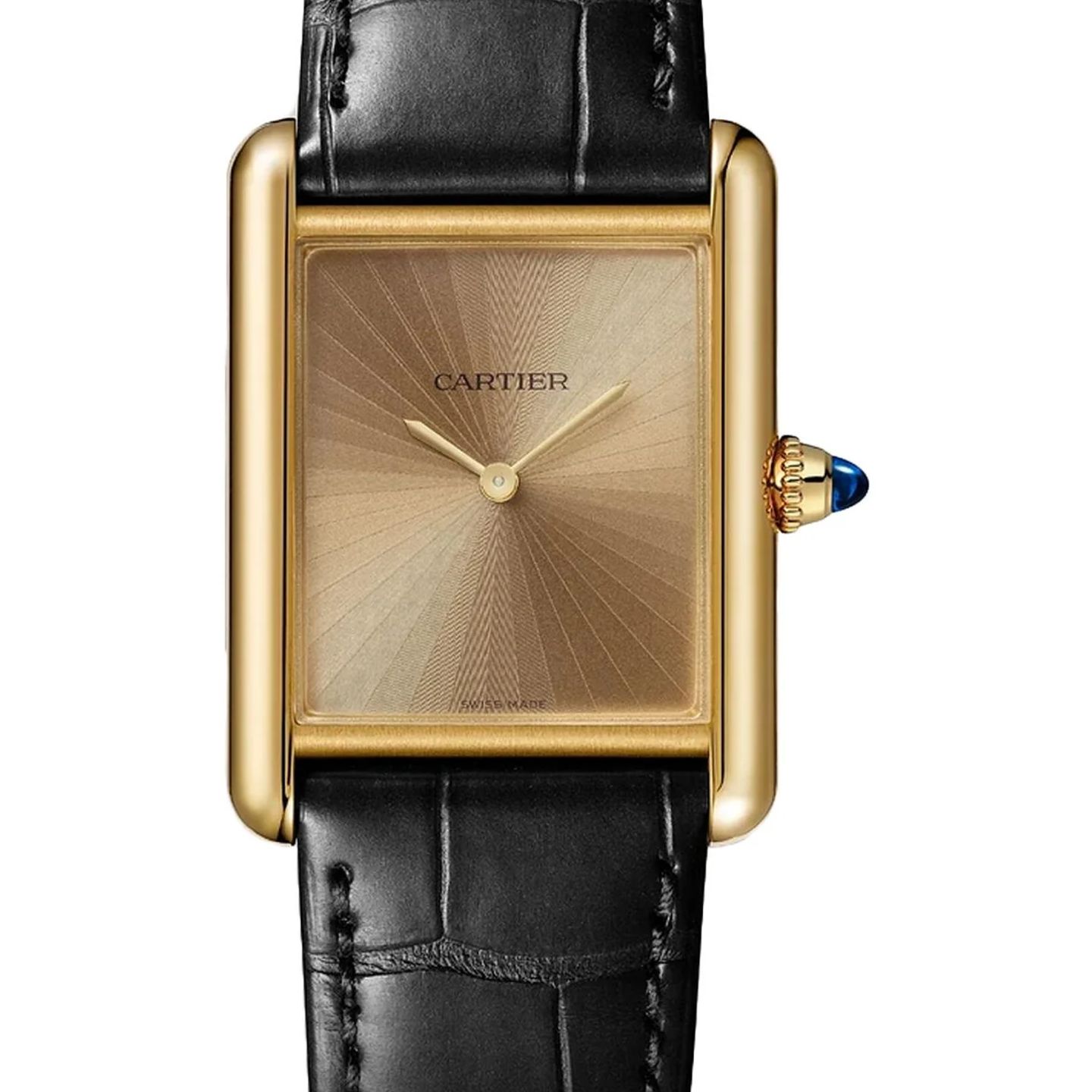 Cartier Tank Louis Cartier WGTA0211 (2026) - Zwart wijzerplaat 34mm Geelgoud (1/1)