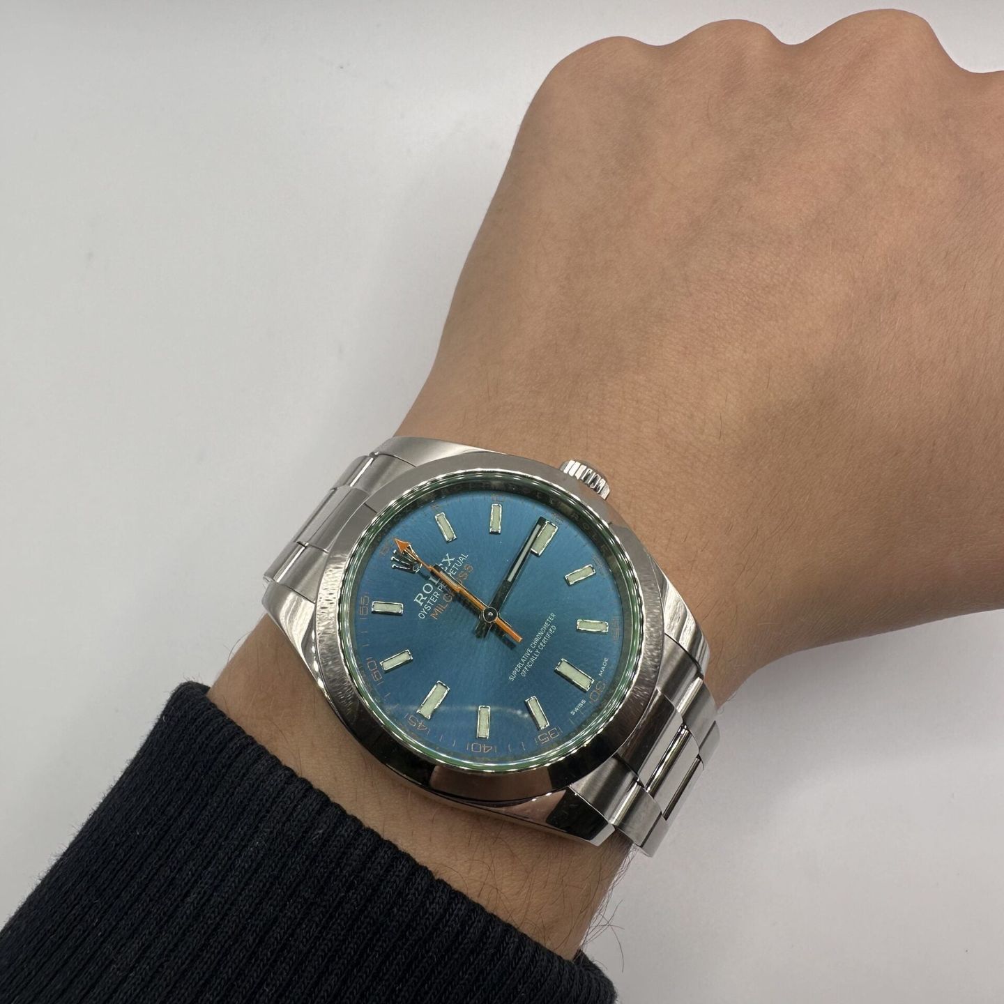 Rolex Milgauss 116400GV (2020) - Blauw wijzerplaat 40mm Staal (4/6)