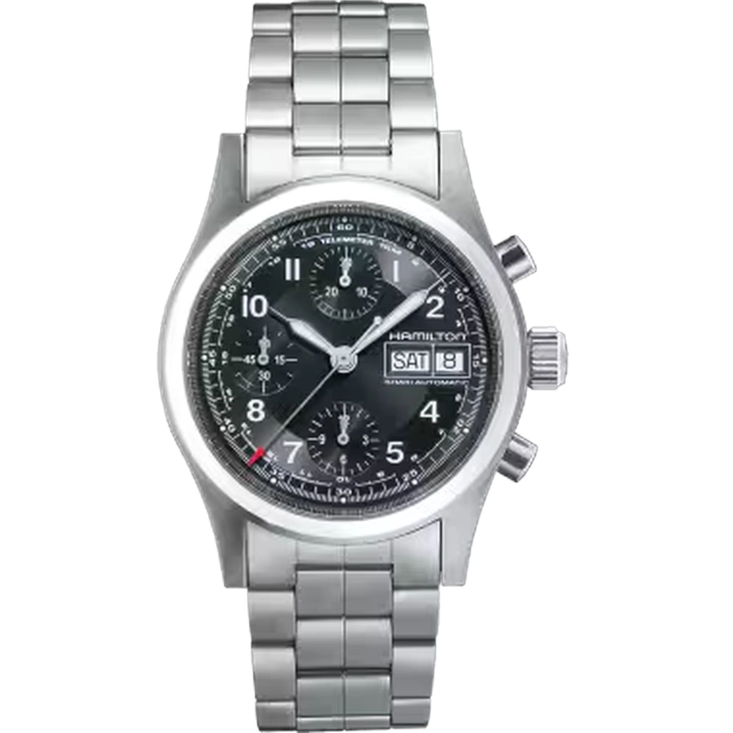 Hamilton Khaki Field H71516137 (2025) - Zwart wijzerplaat 42mm Staal (1/1)