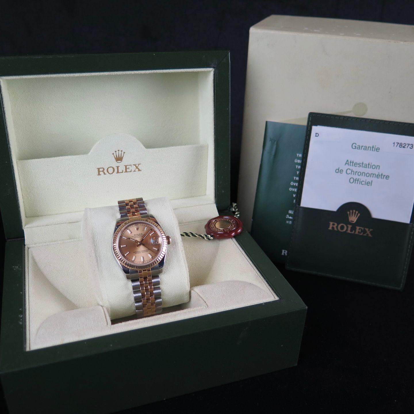 Rolex Lady-Datejust 178273 (2006) - 31mm Goud/Staal (8/8)