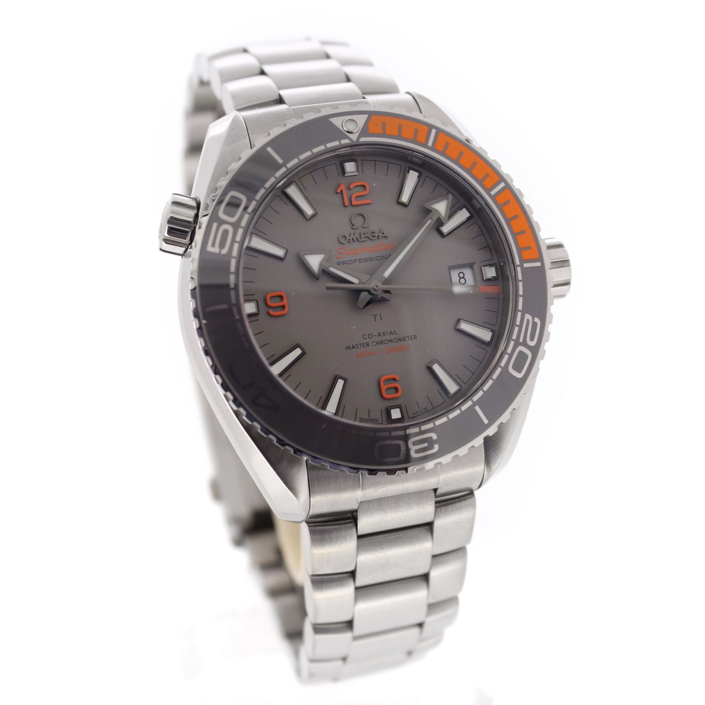 Omega Seamaster Planet Ocean 215.90.44.21.99.001 (2025) - Grey dial 44 mm Titanium case (7/7)