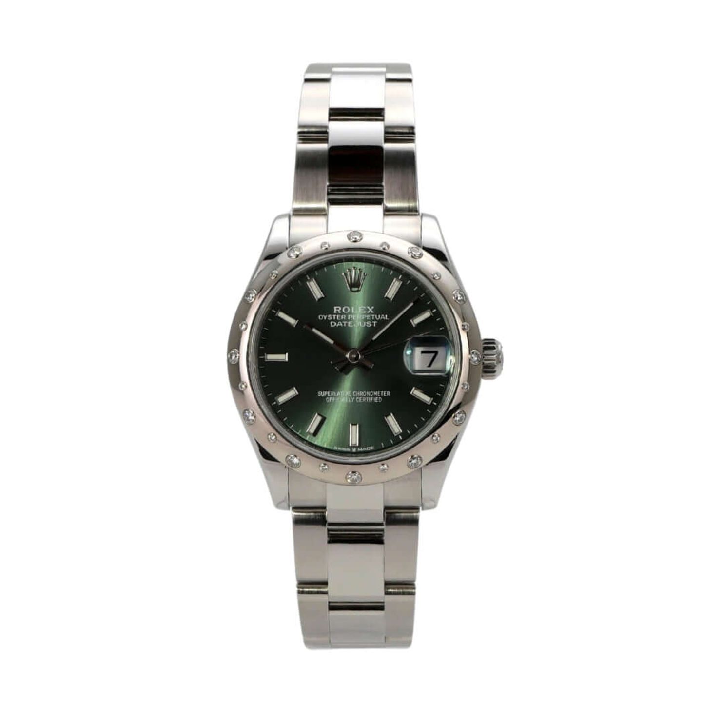 Rolex Datejust 31 278344RBR (2023) - Groen wijzerplaat 31mm Staal (2/8)