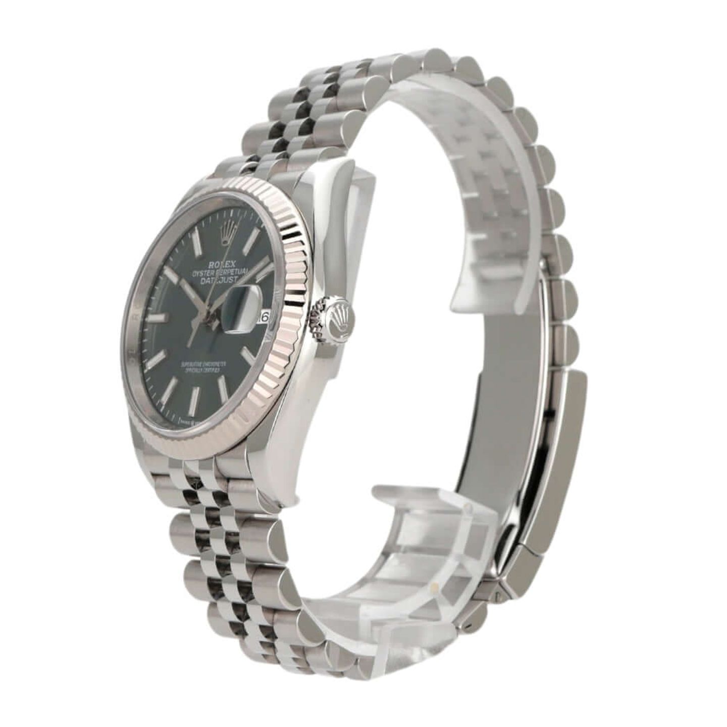 Rolex Datejust 36 126234 (2023) - Groen wijzerplaat 36mm Staal (3/8)