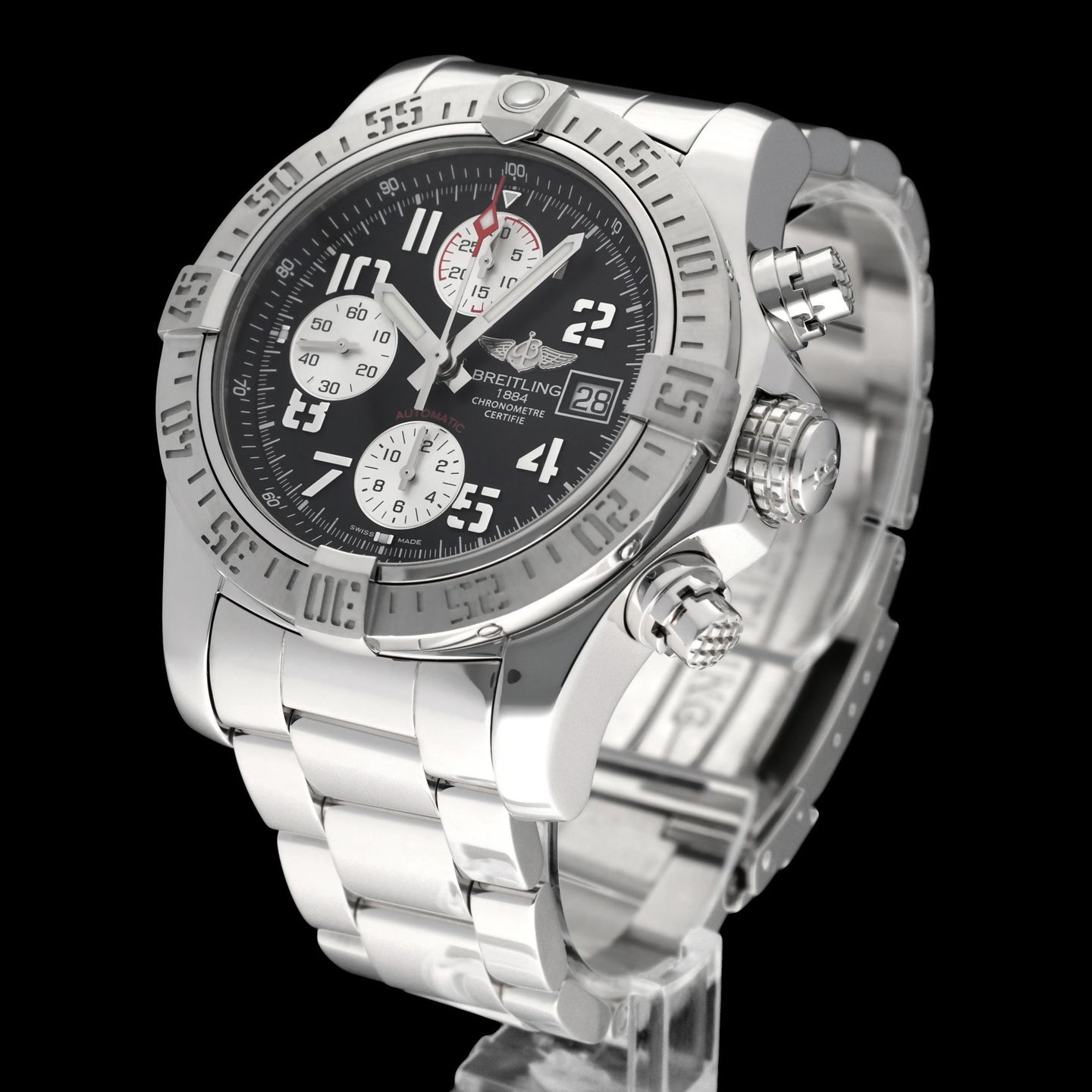 Breitling Avenger II A13381 (2014) - 43 mm Steel case (2/8)