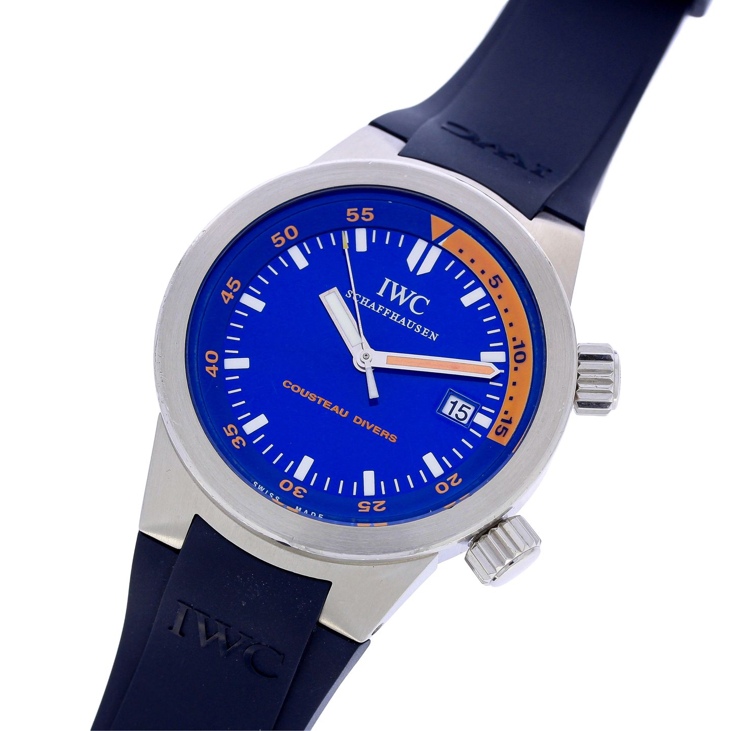 IWC Aquatimer Automatic IW354806 (2005) - Blauw wijzerplaat 42mm Staal (2/7)