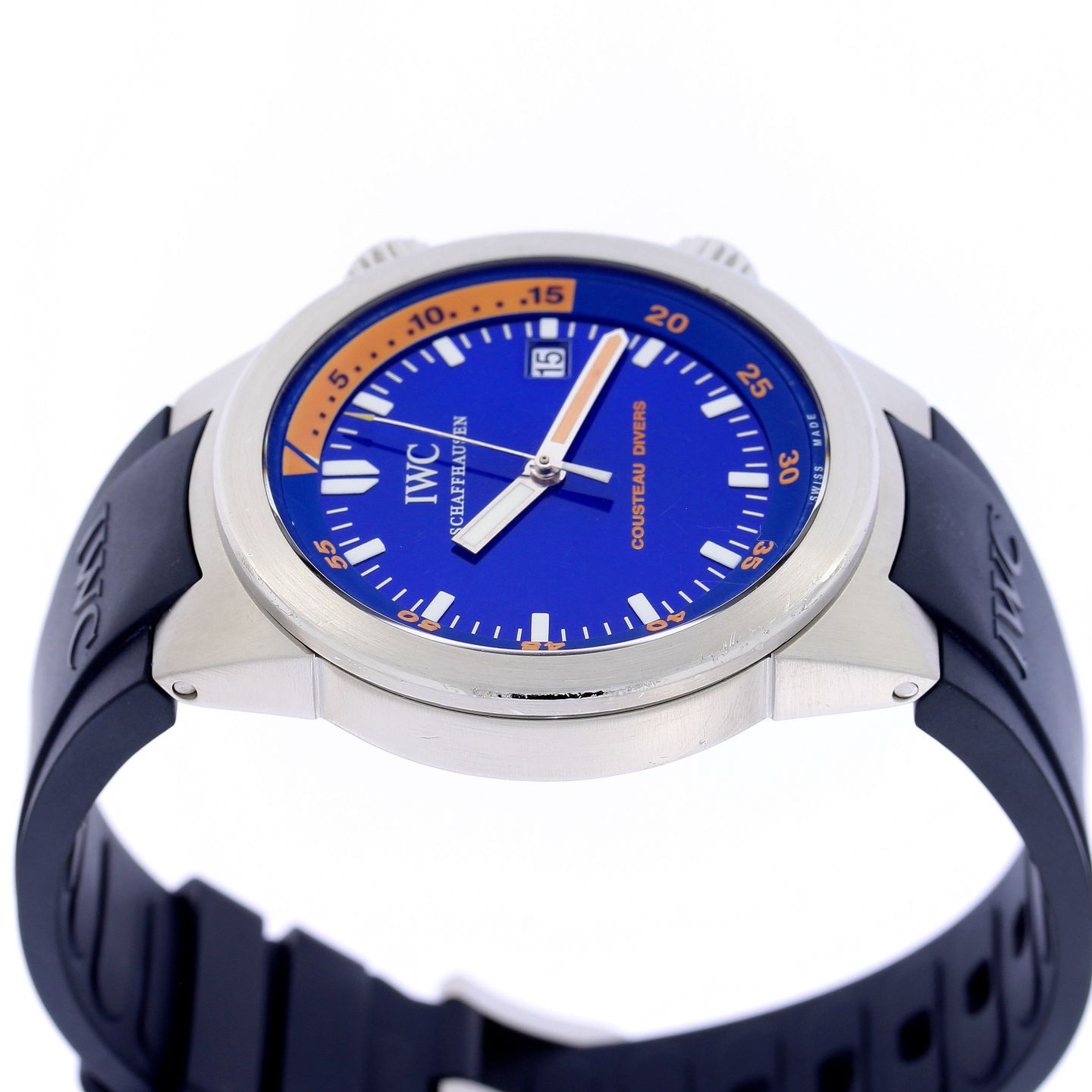 IWC Aquatimer Automatic IW354806 (2005) - Blauw wijzerplaat 42mm Staal (6/7)