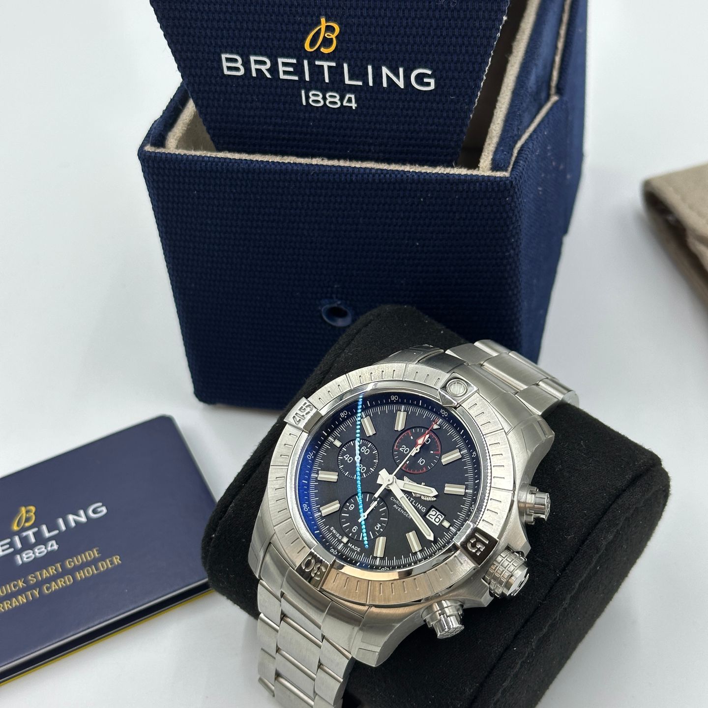 Breitling Avenger A13375101B1A1 (2023) - Black dial 48 mm Steel case (8/8)