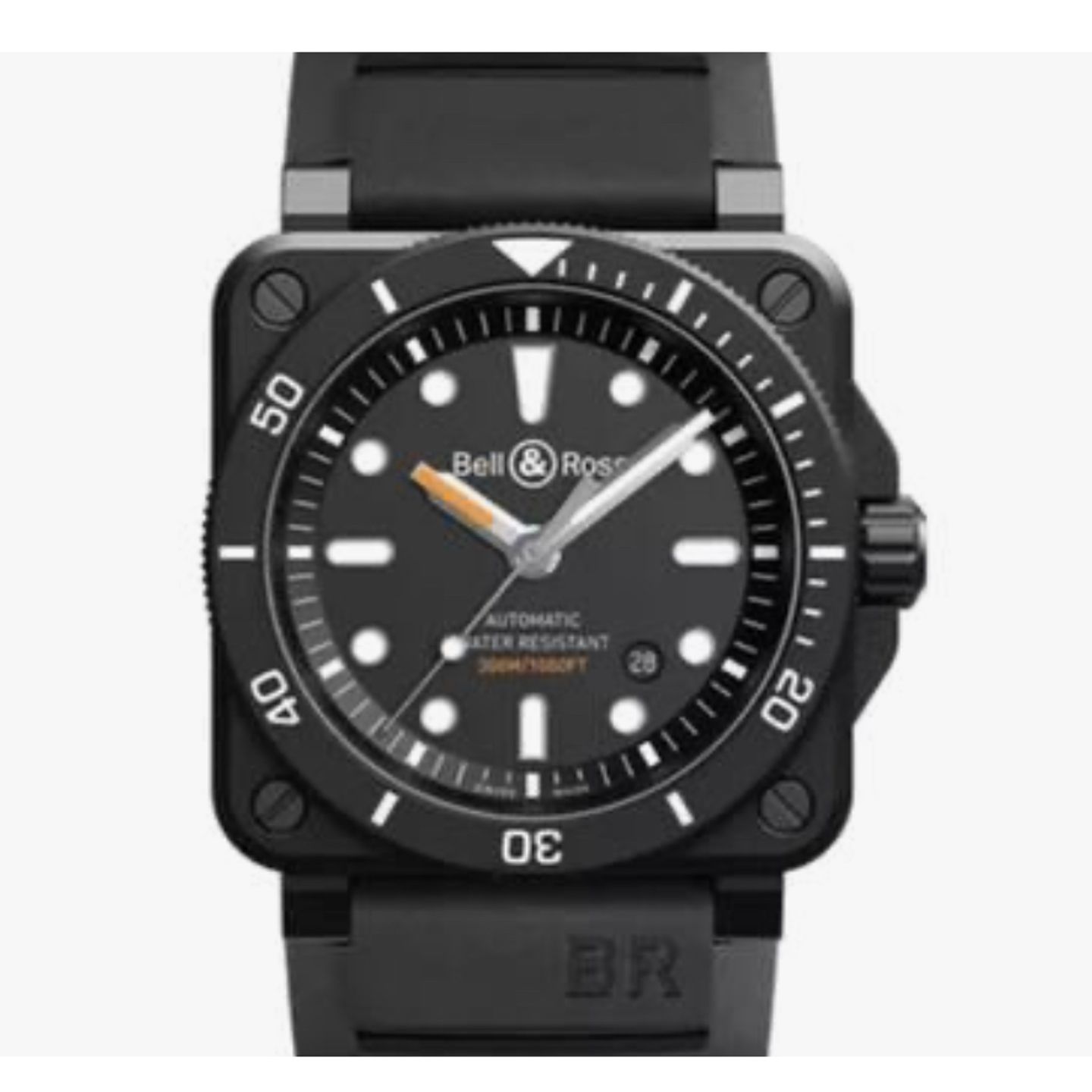 Bell & Ross BR 03-92 Ceramic BR0392-D-BL-CE/SRB (2024) - Zwart wijzerplaat 42mm Keramiek (1/1)