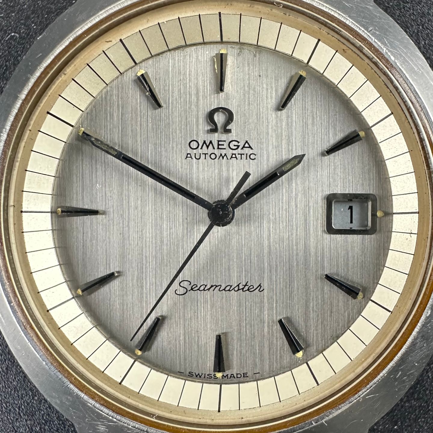 Omega Seamaster 166.090 (1970) - Grijs wijzerplaat 39mm Staal (8/8)