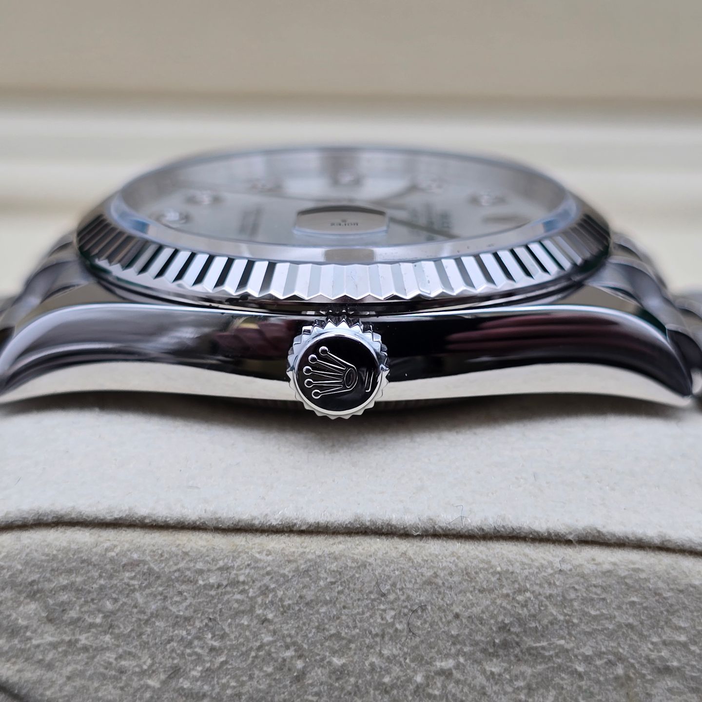 Rolex Datejust 36 126234 (2026) - Pearl dial 36 mm Steel case (5/8)