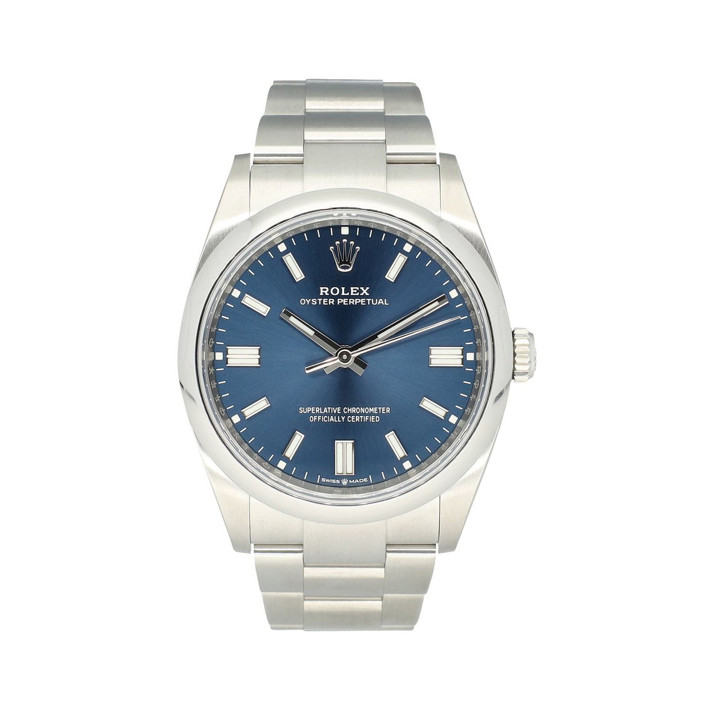 Rolex Oyster Perpetual 36 126000 (2024) - Blue dial 36 mm Steel case (3/8)