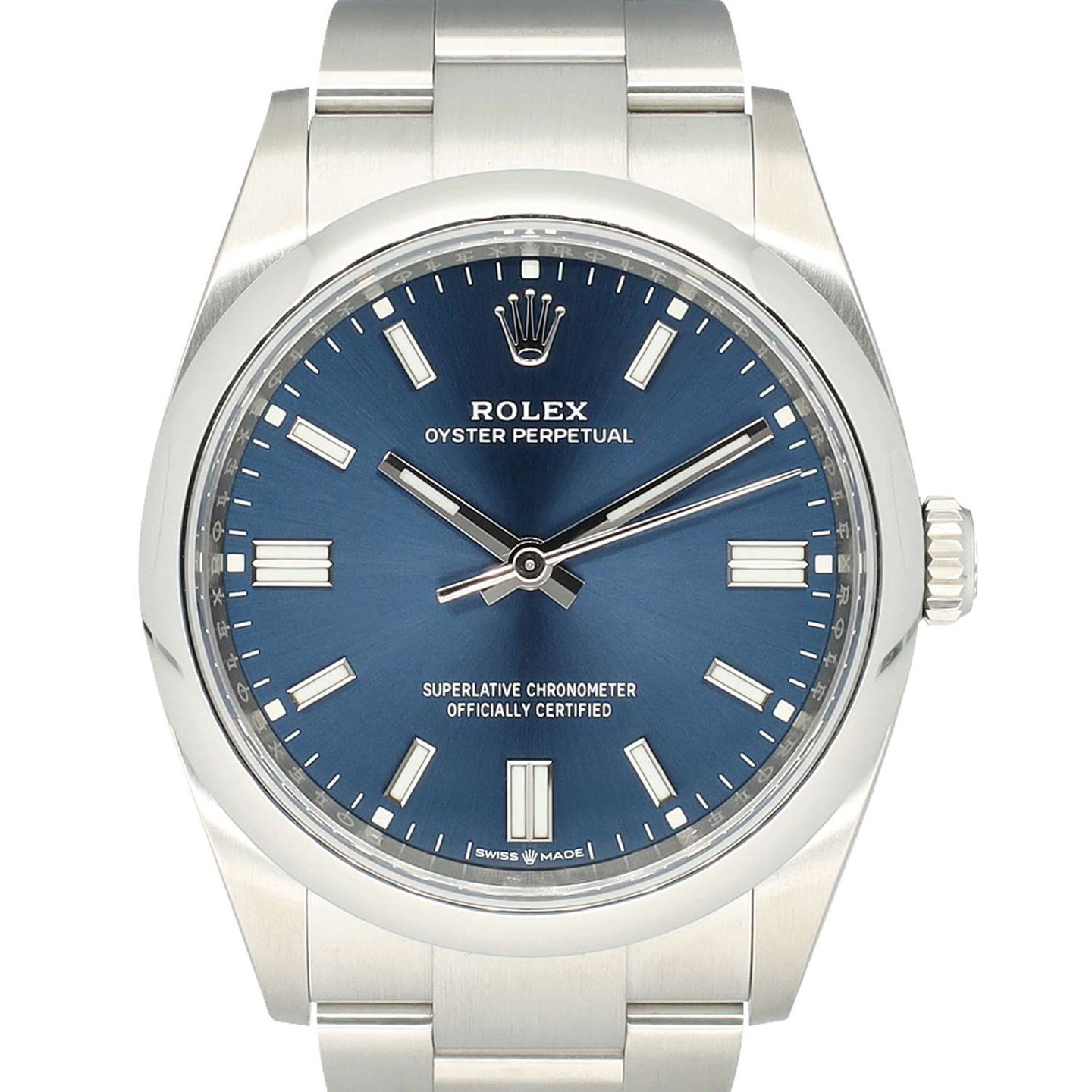 Rolex Oyster Perpetual 36 126000 (2024) - Blue dial 36 mm Steel case (2/8)