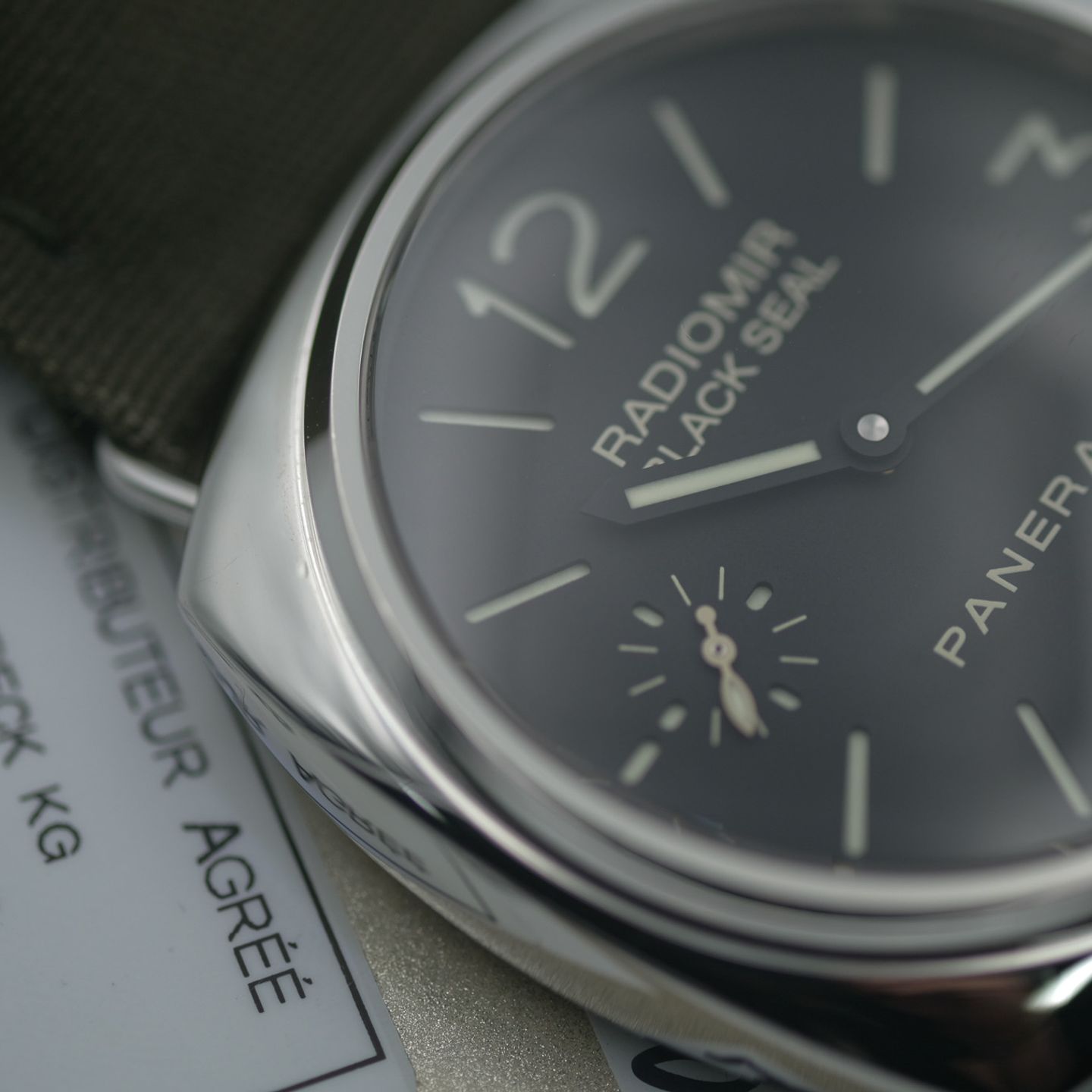 Panerai Radiomir Black Seal PAM00183 (2009) - Zwart wijzerplaat 44mm Staal (5/8)