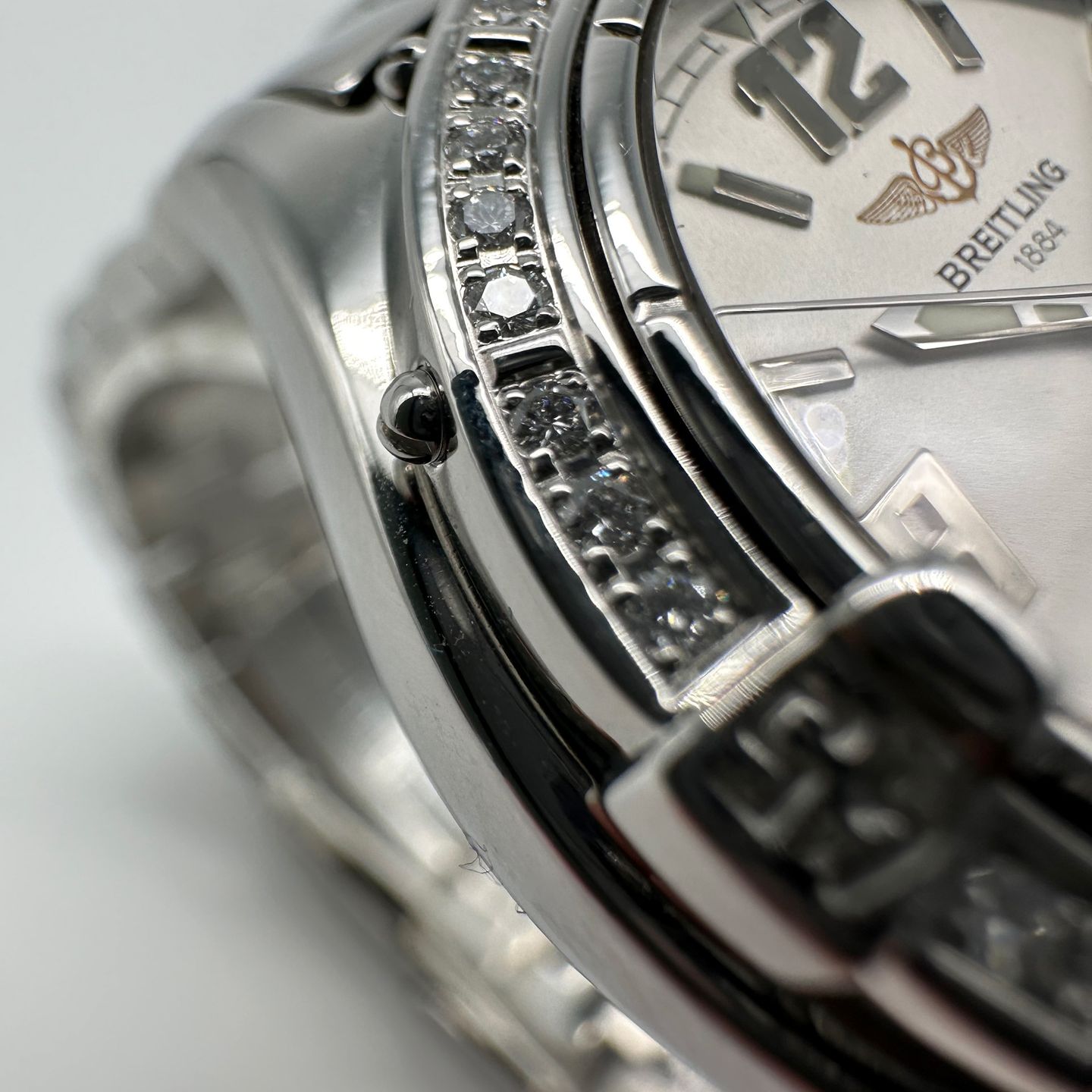 Breitling Colt Oceane A57350 (Unknown (random serial)) - Silver dial 34 mm Steel case (2/8)