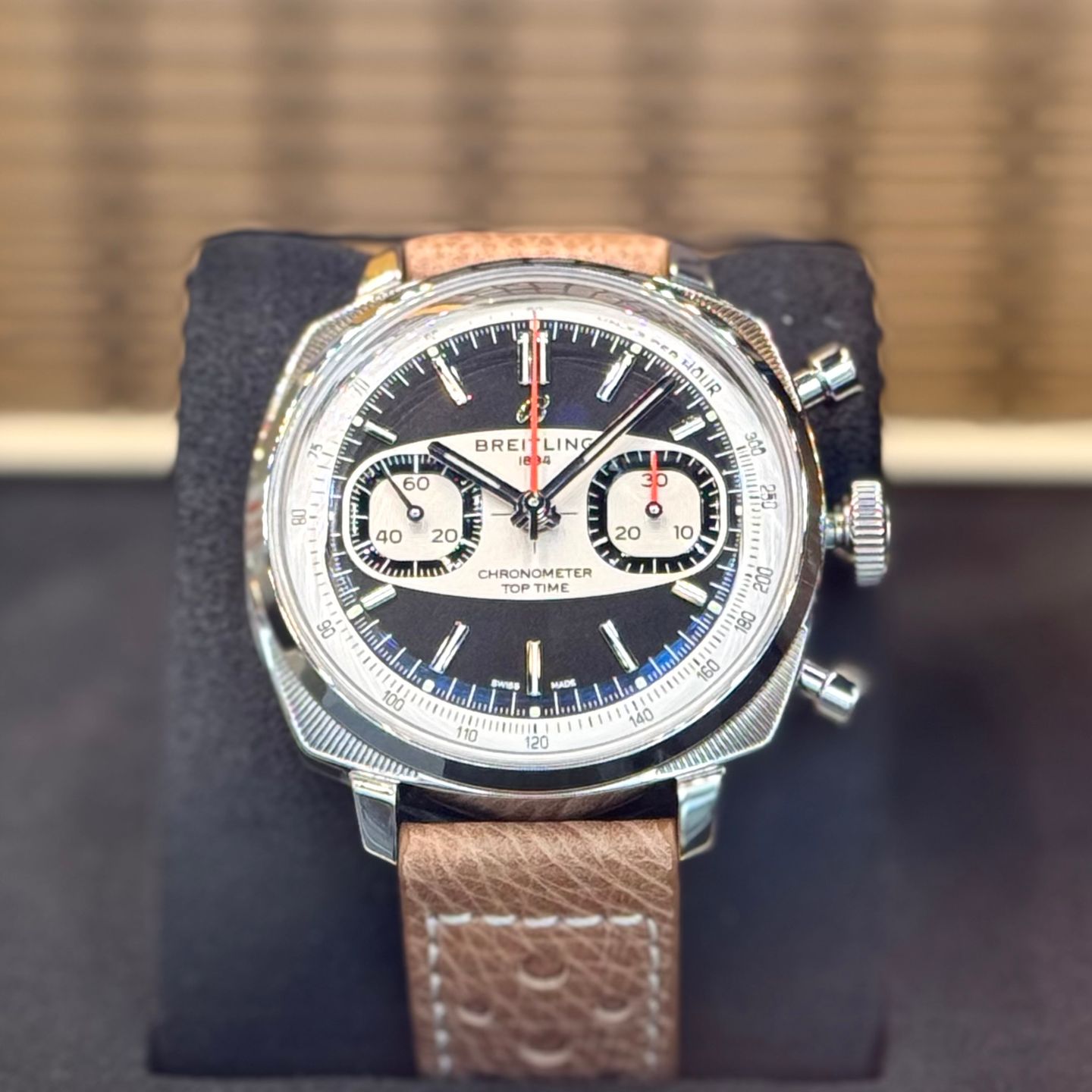 Breitling Top Time AB01771A1B1X1 (2025) - Zwart wijzerplaat 38mm Staal (1/1)