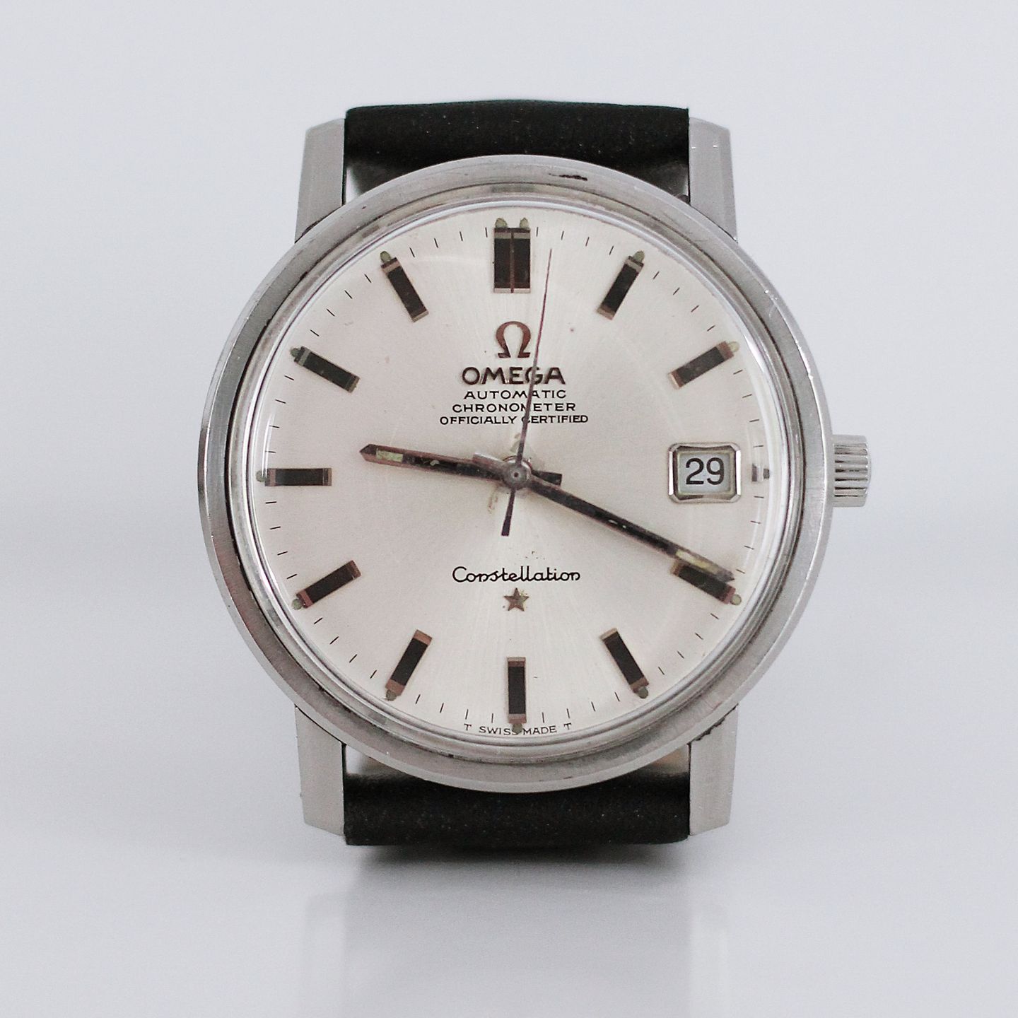 Omega Constellation 168.018 (1968) - Silver dial 35 mm Steel case (1/5)
