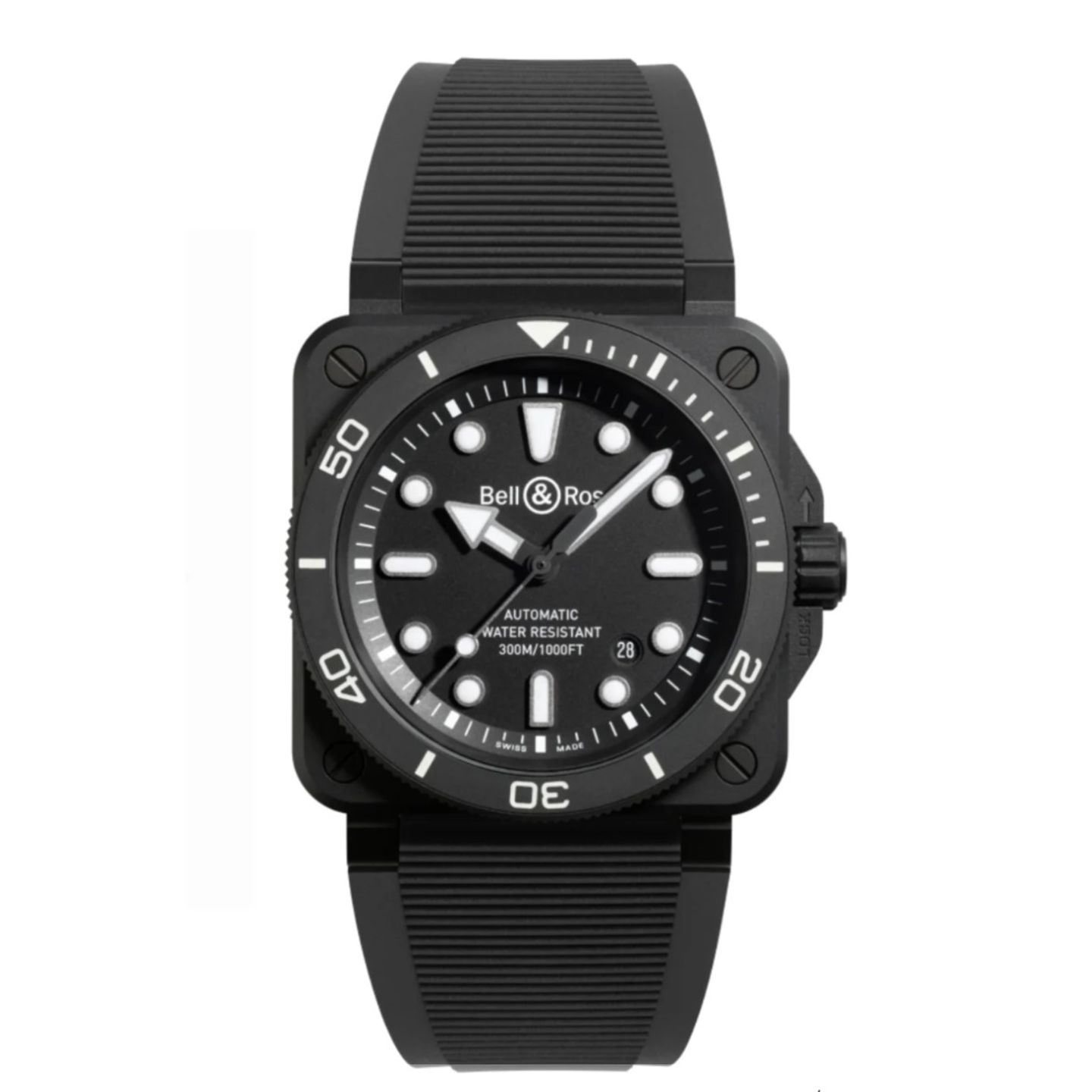 Bell & Ross BR 03 BR03A-D-BL-CE/SRB (2024) - Black dial 42 mm Ceramic case (1/1)