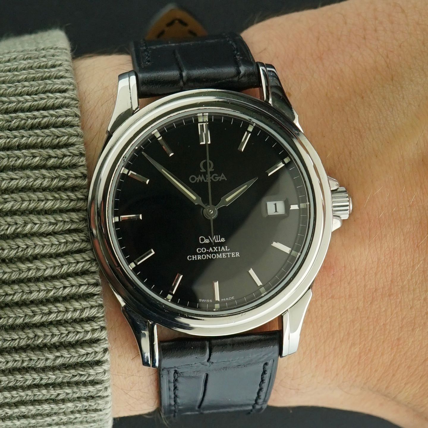 Omega De Ville 4831.50.31 (2007) - Black dial 37 mm Steel case (2/8)