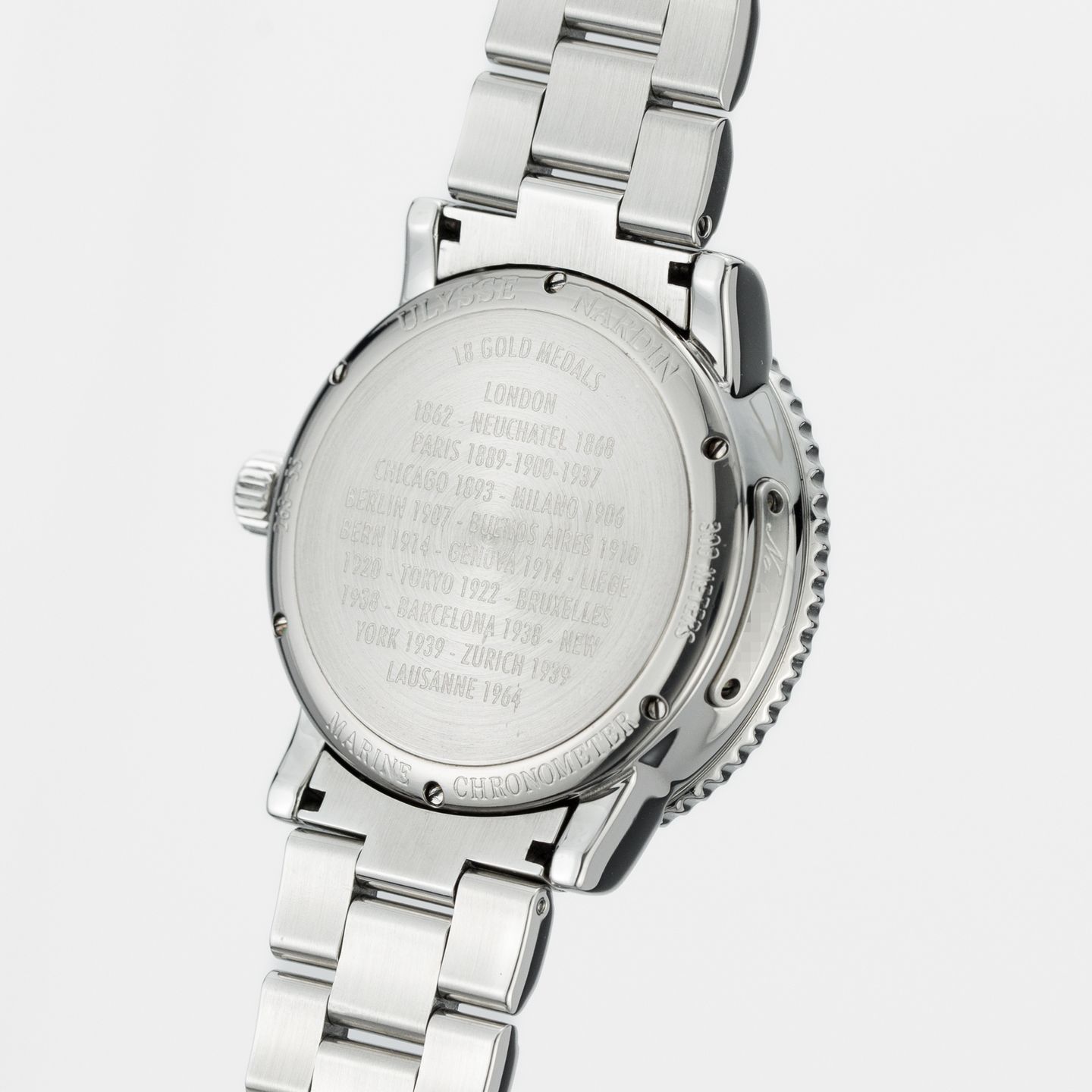 Ulysse Nardin Maxi Marine Diver 263-55-3/91 (Unknown (random serial)) - Silver dial 41 mm Steel case (3/8)