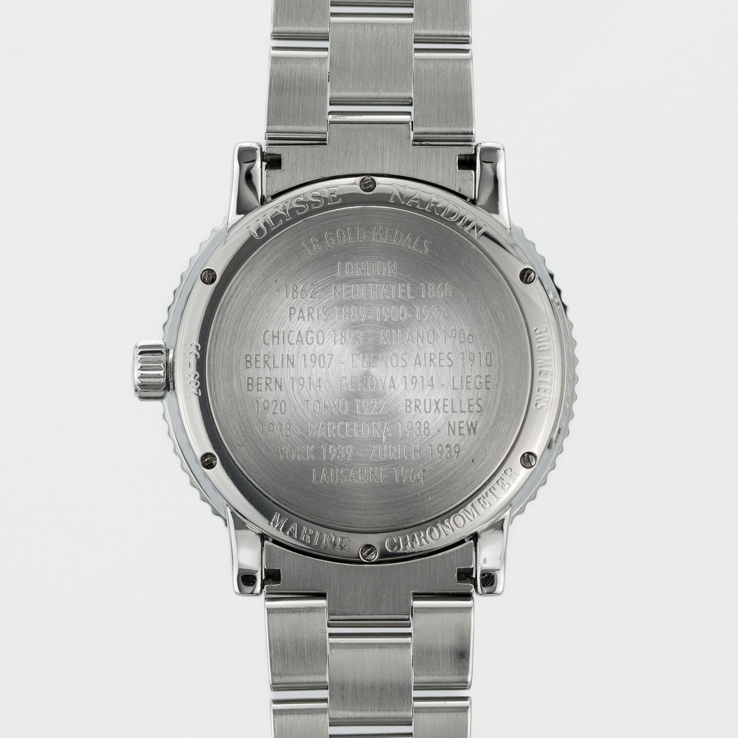 Ulysse Nardin Maxi Marine Diver 263-55-3/91 (Unknown (random serial)) - Silver dial 41 mm Steel case (4/8)