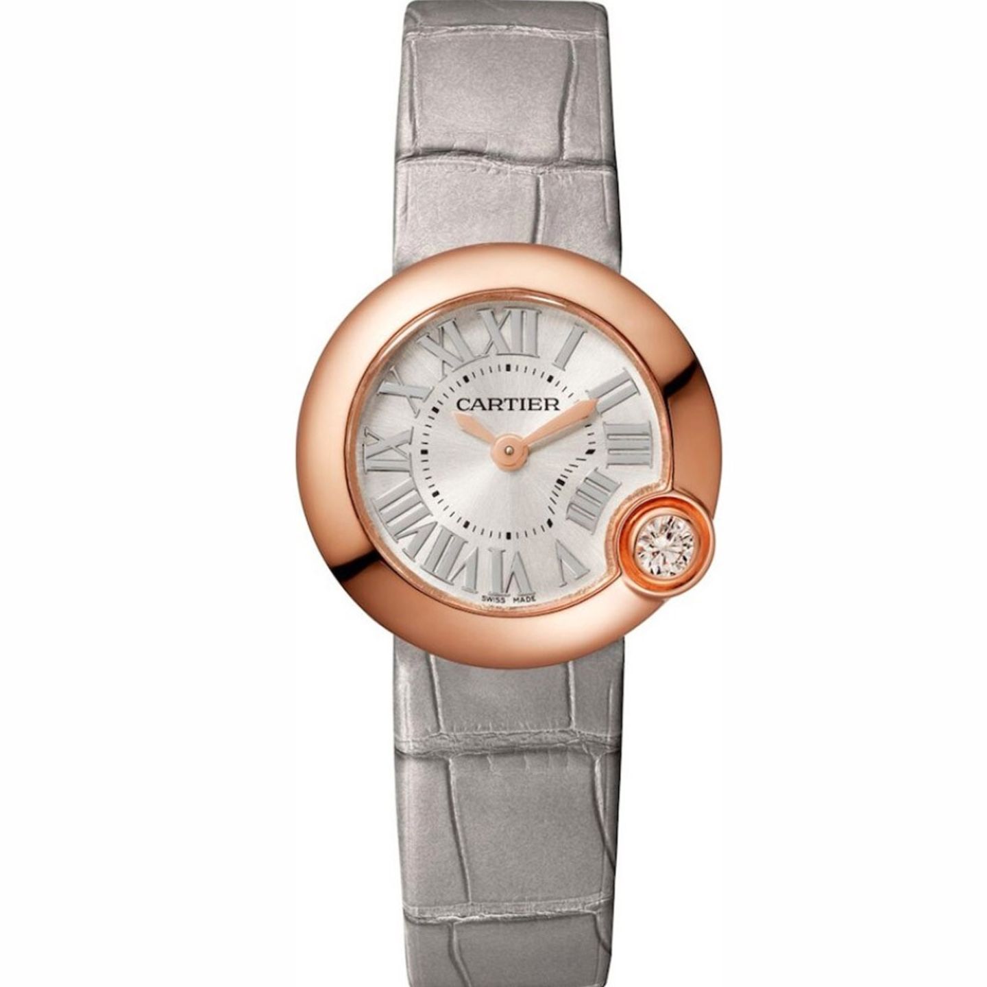 Cartier Ballon Blanc WGBL0004 (2023) - Silver dial 26 mm Rose Gold case (1/1)