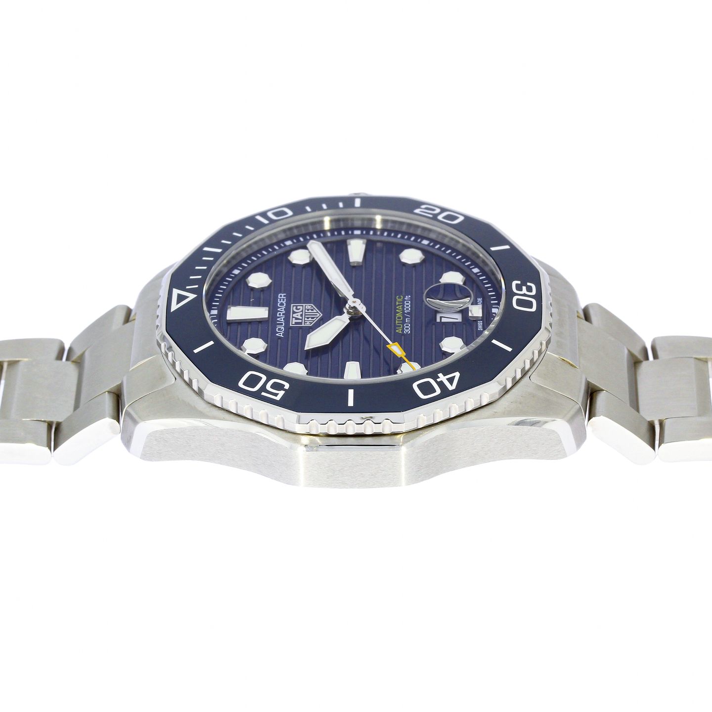 TAG Heuer Aquaracer 300M WBP201B.BA0632 (2024) - Blauw wijzerplaat 43mm Staal (3/8)