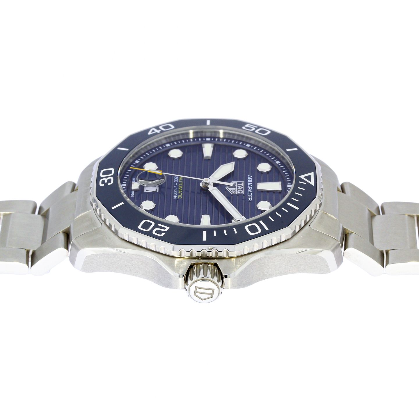 TAG Heuer Aquaracer 300M WBP201B.BA0632 (2024) - Blauw wijzerplaat 43mm Staal (2/8)