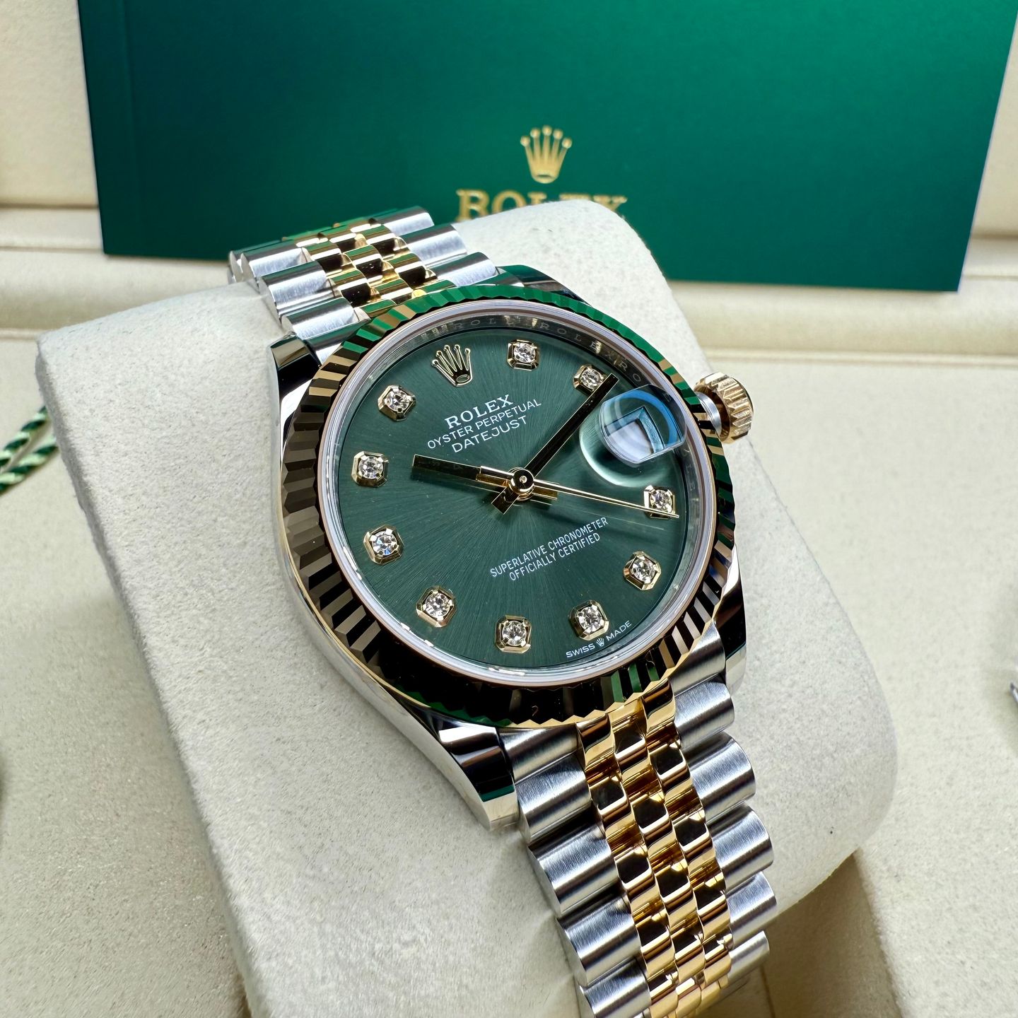 Rolex Datejust 31 278273 (2025) - Grey dial 37 mm Steel case (2/8)