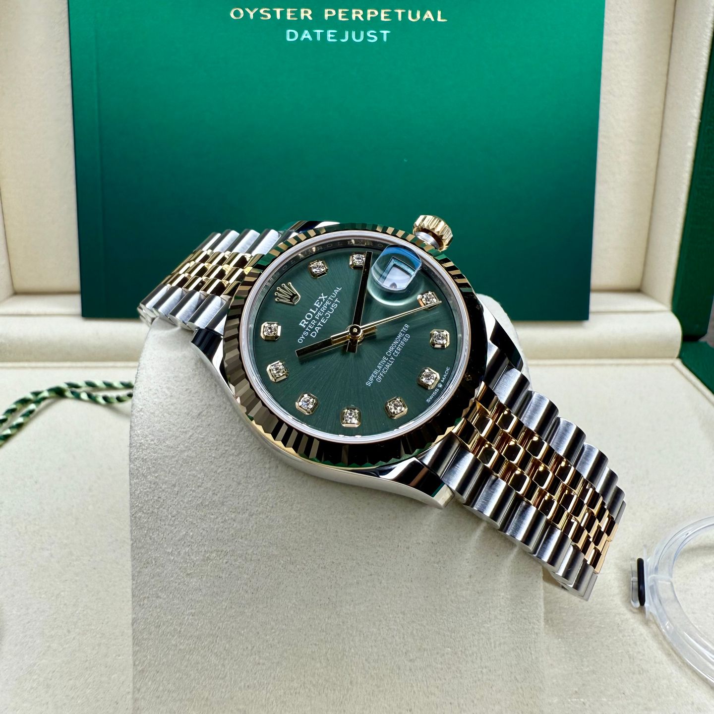 Rolex Datejust 31 278273 (2025) - Grey dial 37 mm Steel case (5/8)