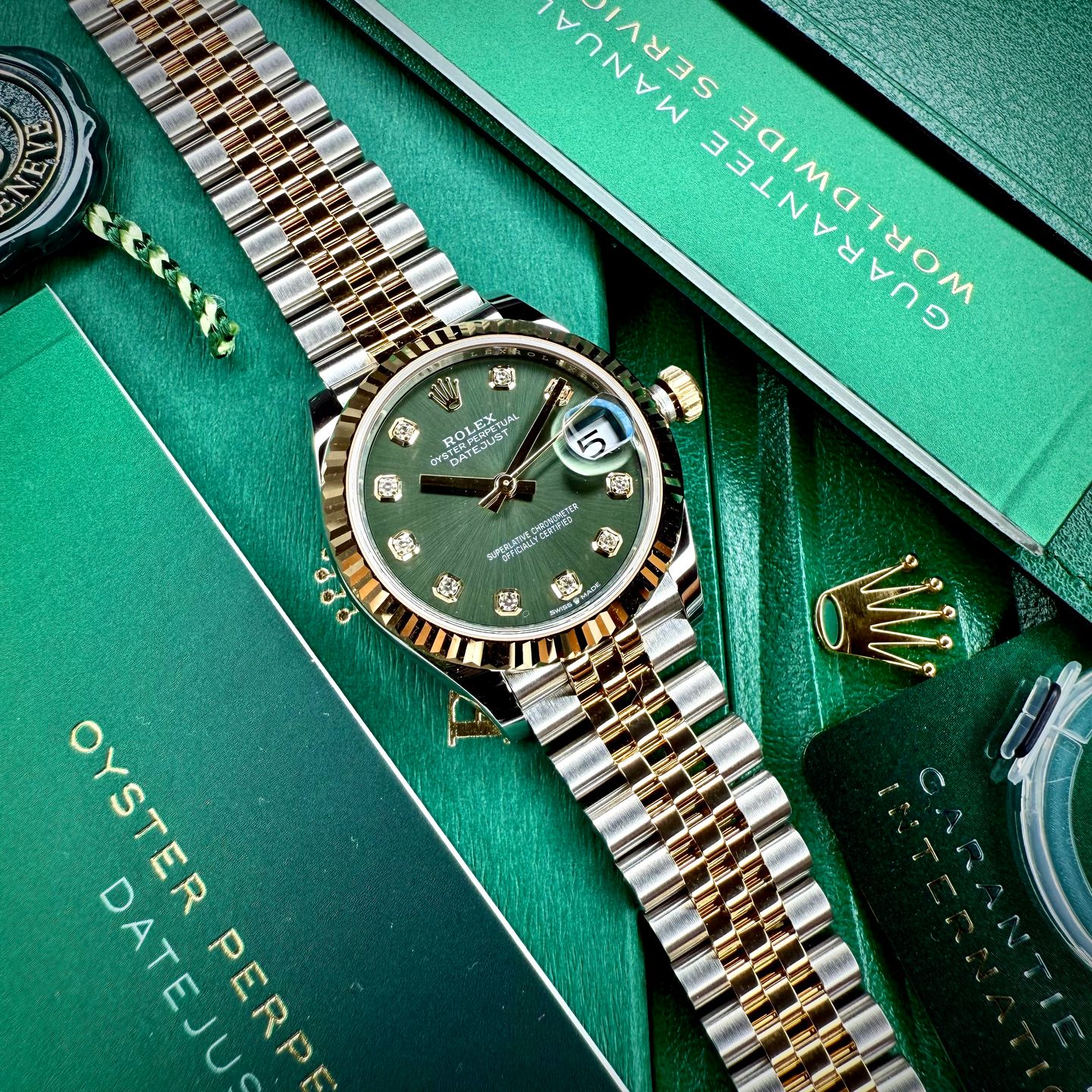 Rolex Datejust 31 278273 (2025) - Grey dial 37 mm Steel case (1/8)