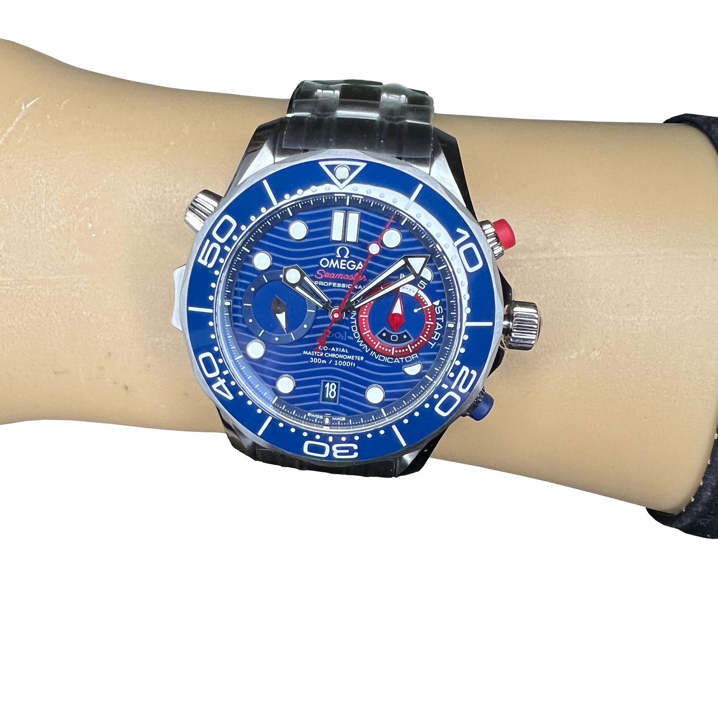 Omega Seamaster Diver 300 M 210.30.44.51.03.002 (2024) - Blue dial 44 mm Steel case (1/8)