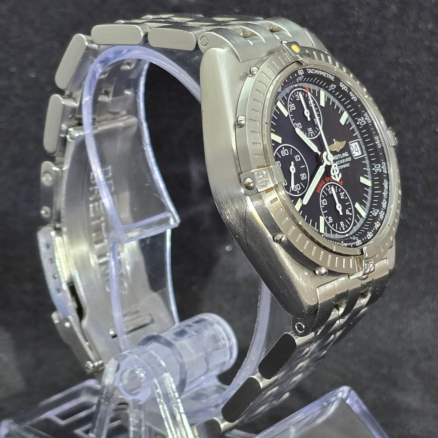 Breitling Blackbird A13350 (2000) - Black dial 40 mm Steel case (2/8)