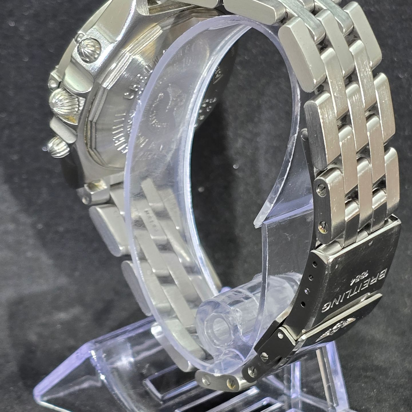 Breitling Blackbird A13350 (2000) - Black dial 40 mm Steel case (5/8)