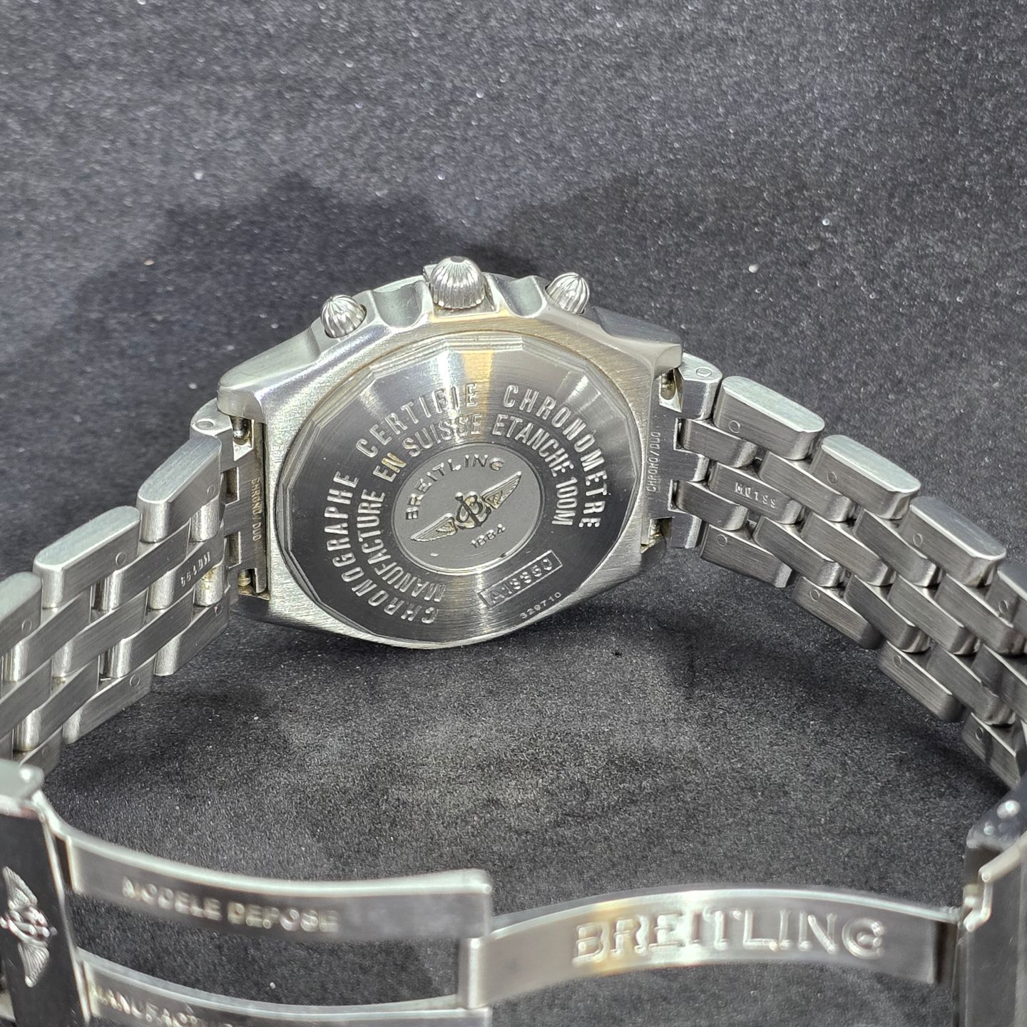 Breitling Blackbird A13350 (2000) - Black dial 40 mm Steel case (7/8)