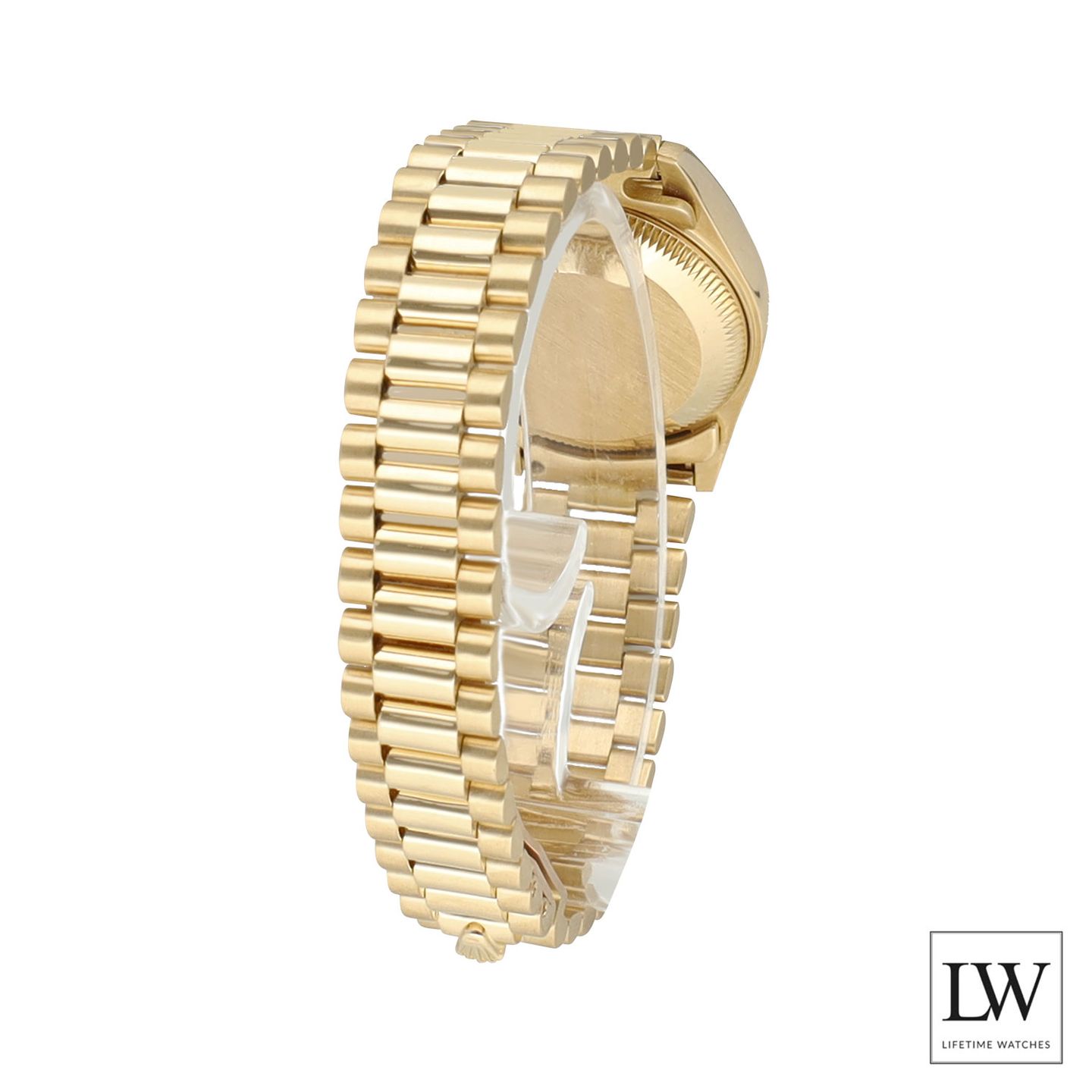 Rolex Lady-Datejust 69178 (1986) - Champagne dial 26 mm Yellow Gold case (3/8)