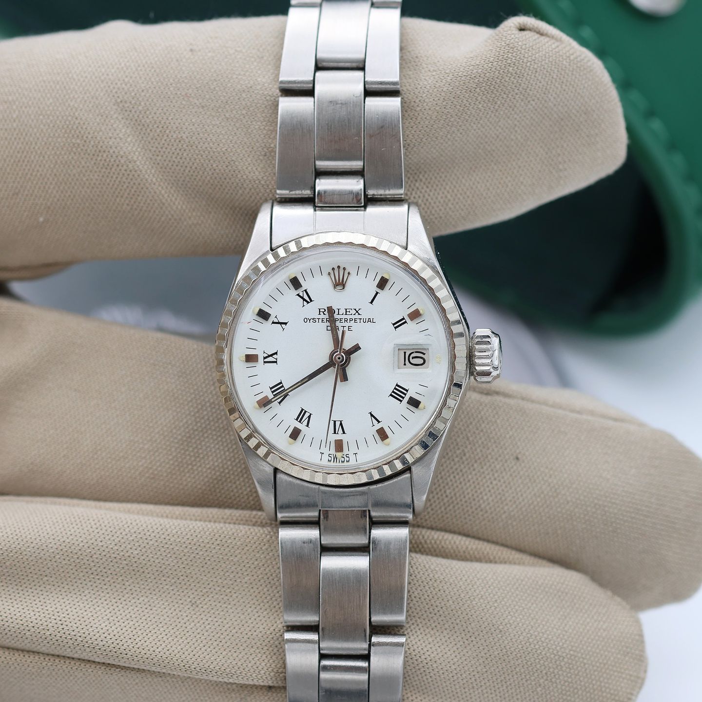 Rolex Oyster Perpetual Lady Date 6517 - (8/8)