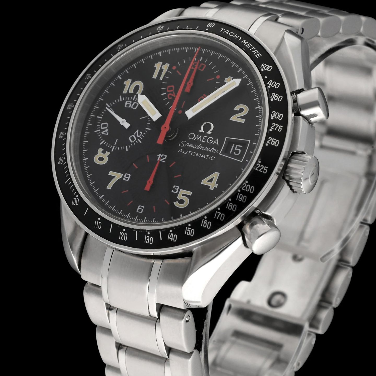 Omega Speedmaster 3513.53.00 (1995) - Black dial 39 mm Steel case (7/8)