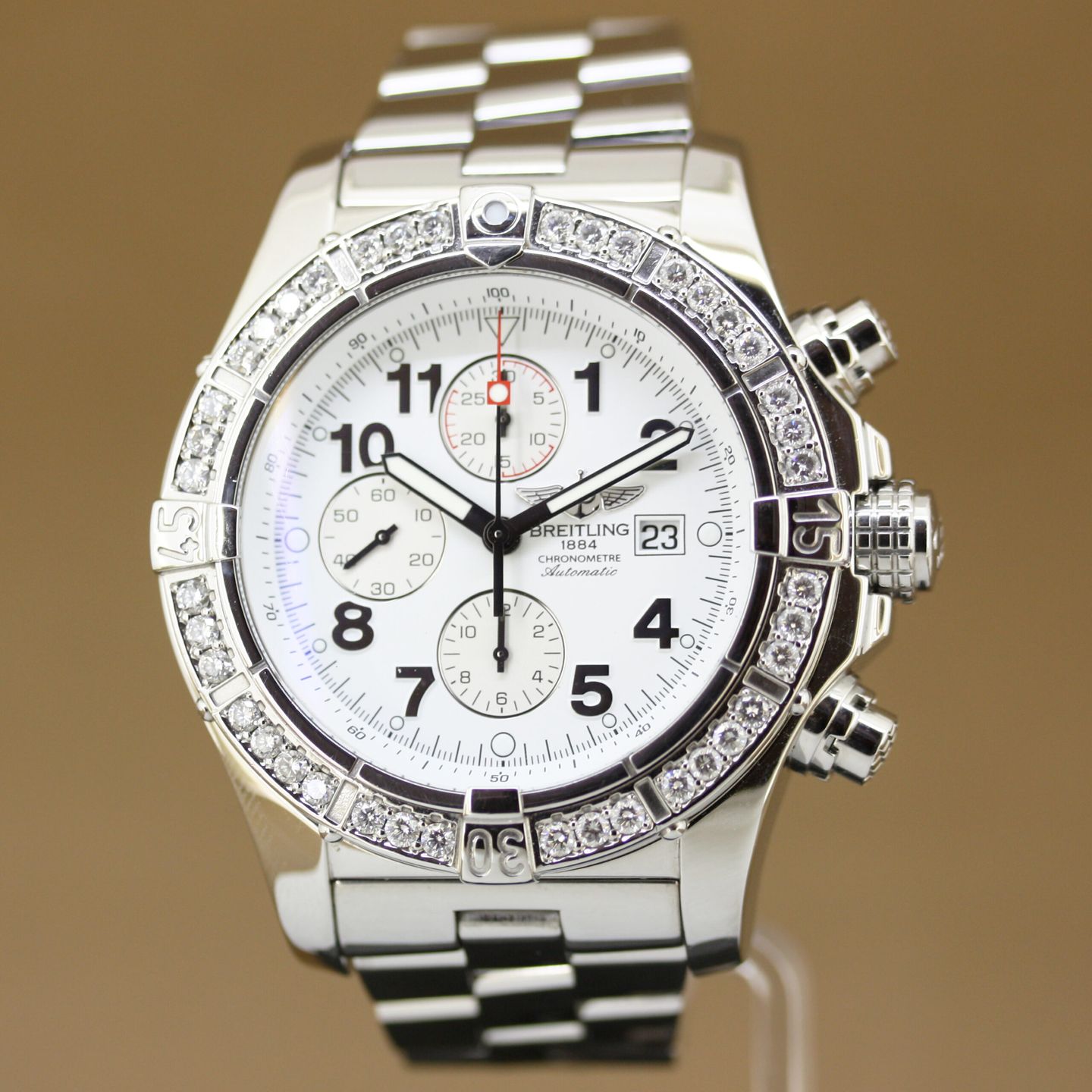 Breitling Super Avenger A13370 (2007) - 48mm Staal (2/8)